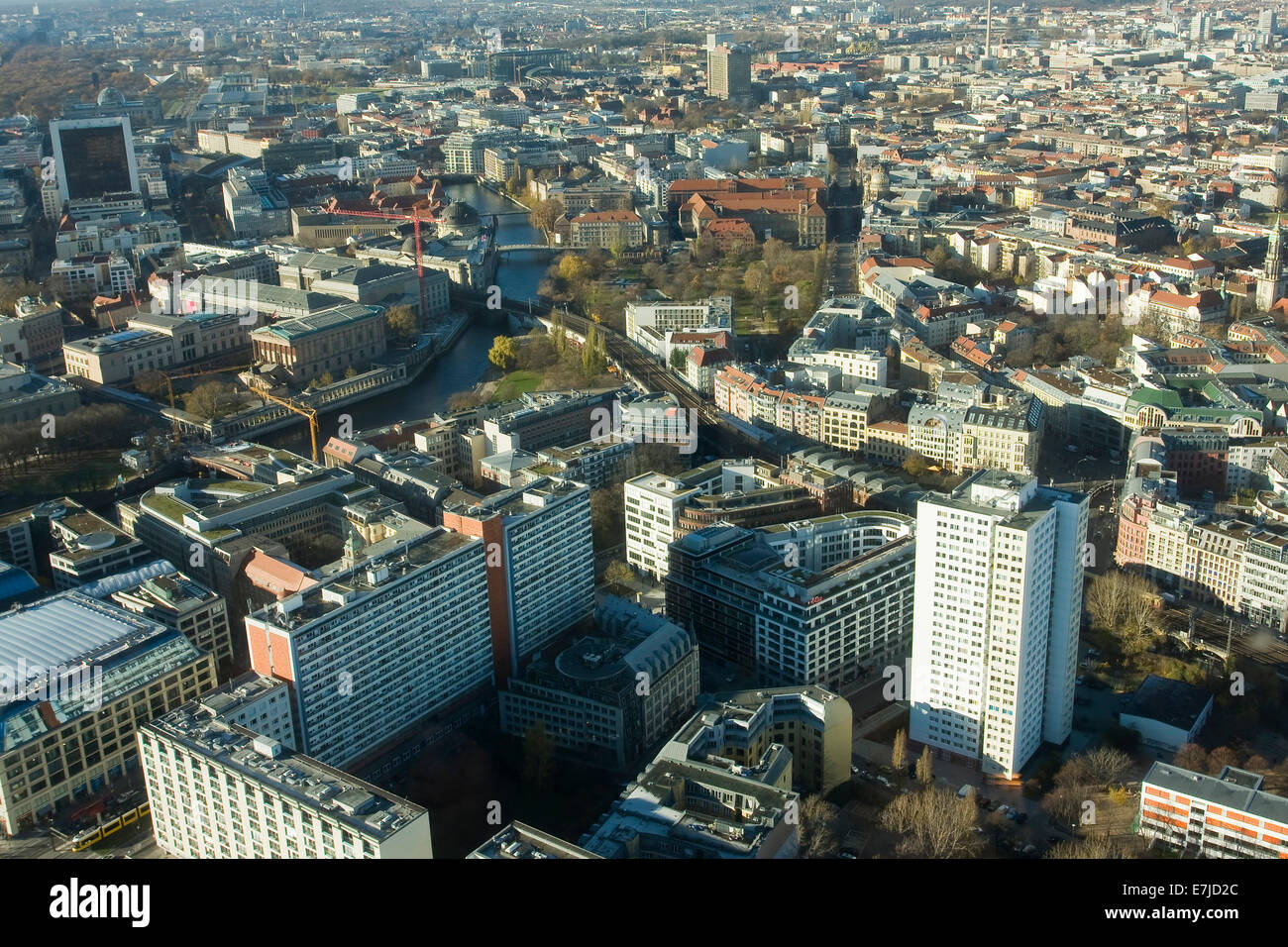 Berlin, Gebäuden, Deutschland, Europa, Stadt, Hauptstadt, Block von Wohnungen, Hochhaus, Blöcke von Wohnungen, Hochhäuser, Aer Stockfoto