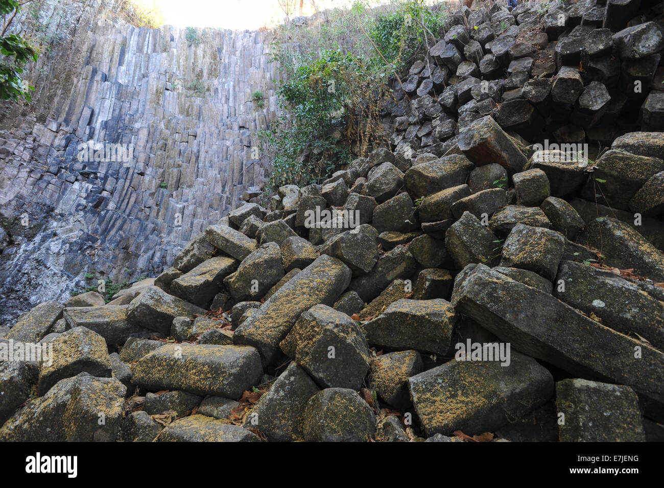 Mittelamerika, Suchitoto, abstrakt, erstaunlich, antike, Attraktion, Hintergrund, Landschaft, Detail, Erde, El Salvador, geologi Stockfoto