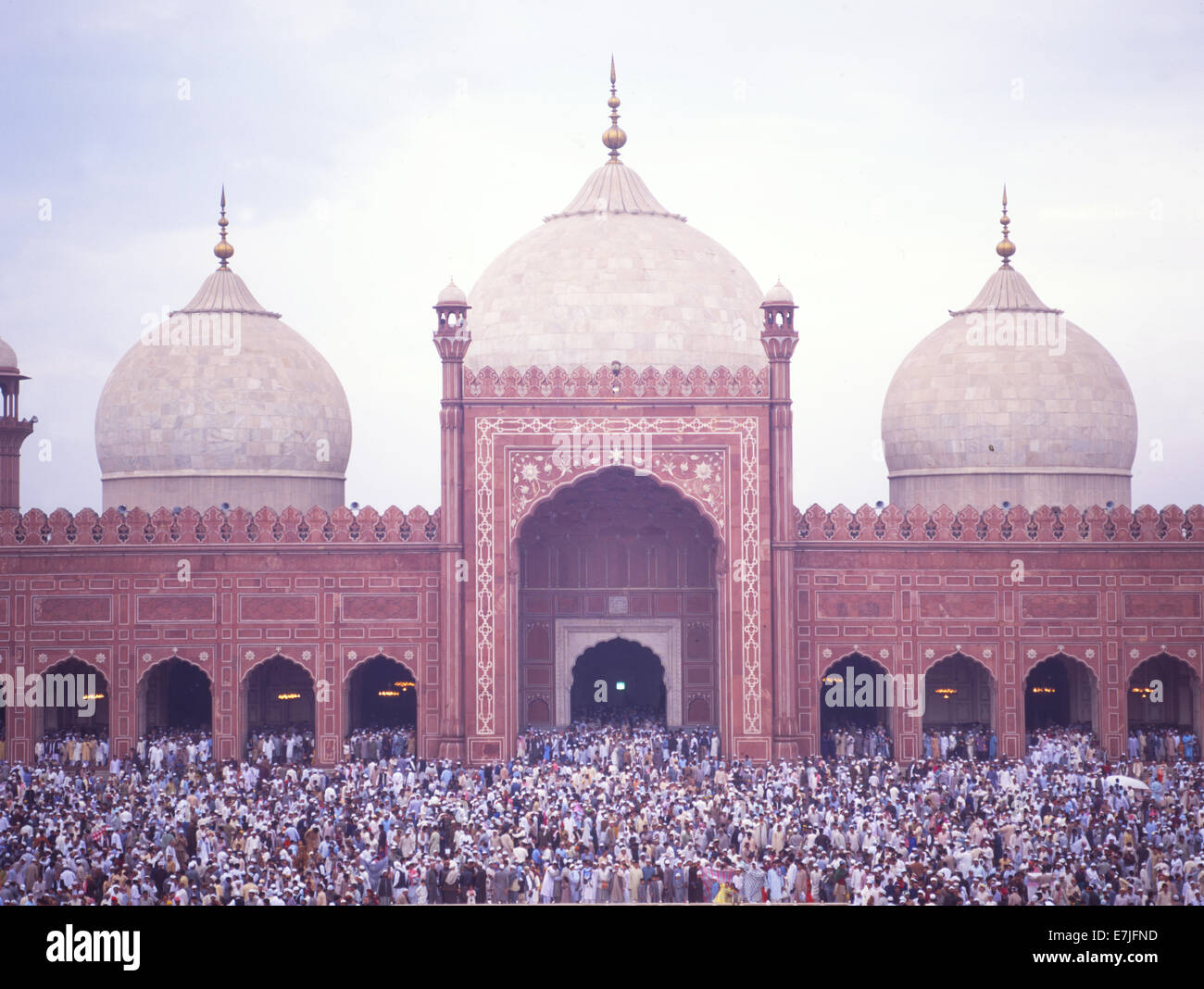 Eid Ul Fitr, Badshahi Moschee, Lahore, Pakistan Stockfoto