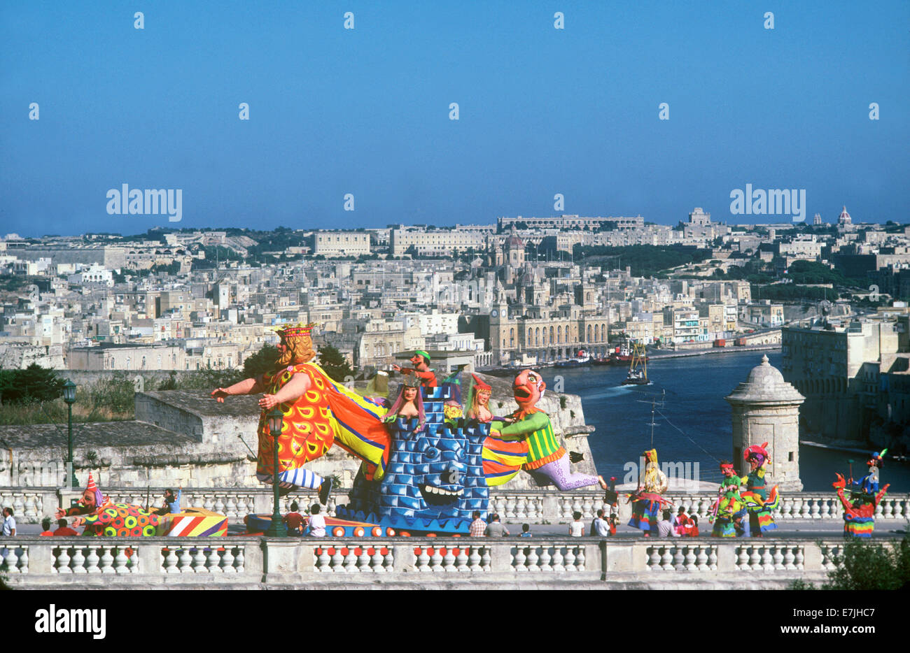 Karneval, Valletta, Malta Stockfoto