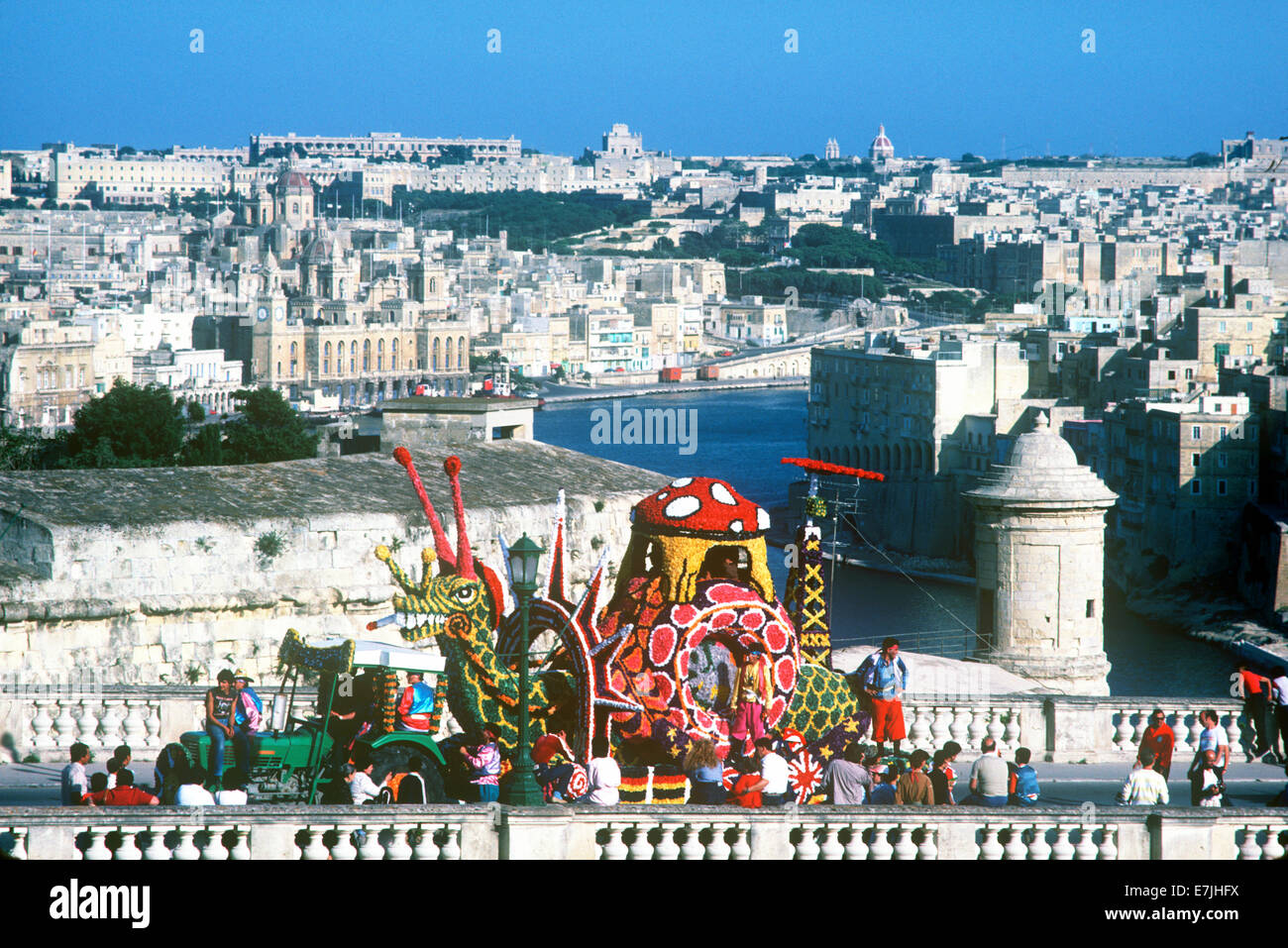 Karneval, Valletta, Malta Stockfoto