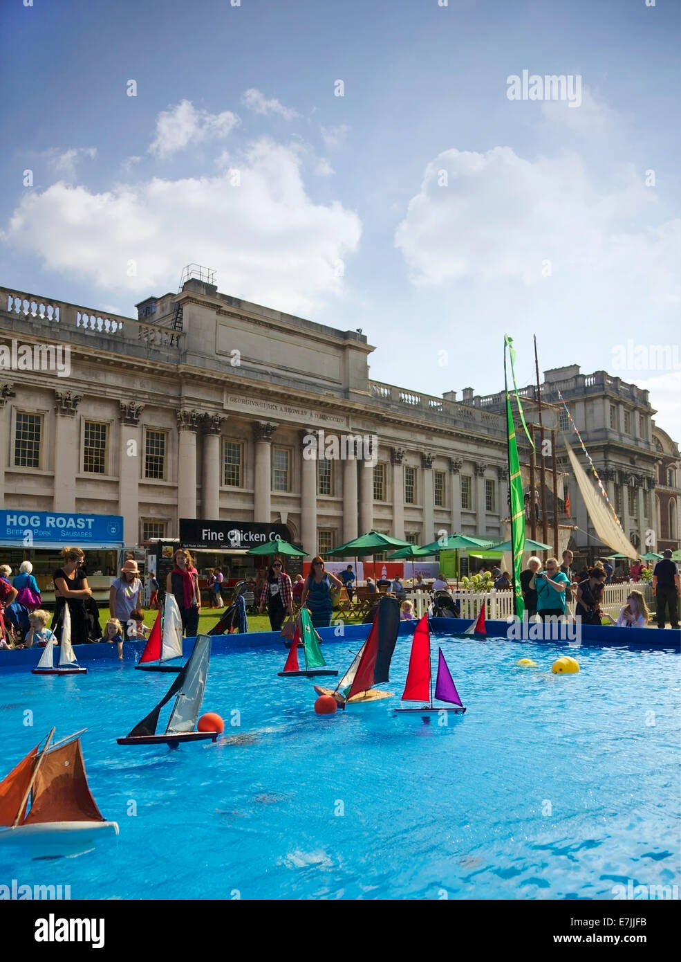 Der große Schiffe Festival in Greenwich, London, UK. Stockfoto