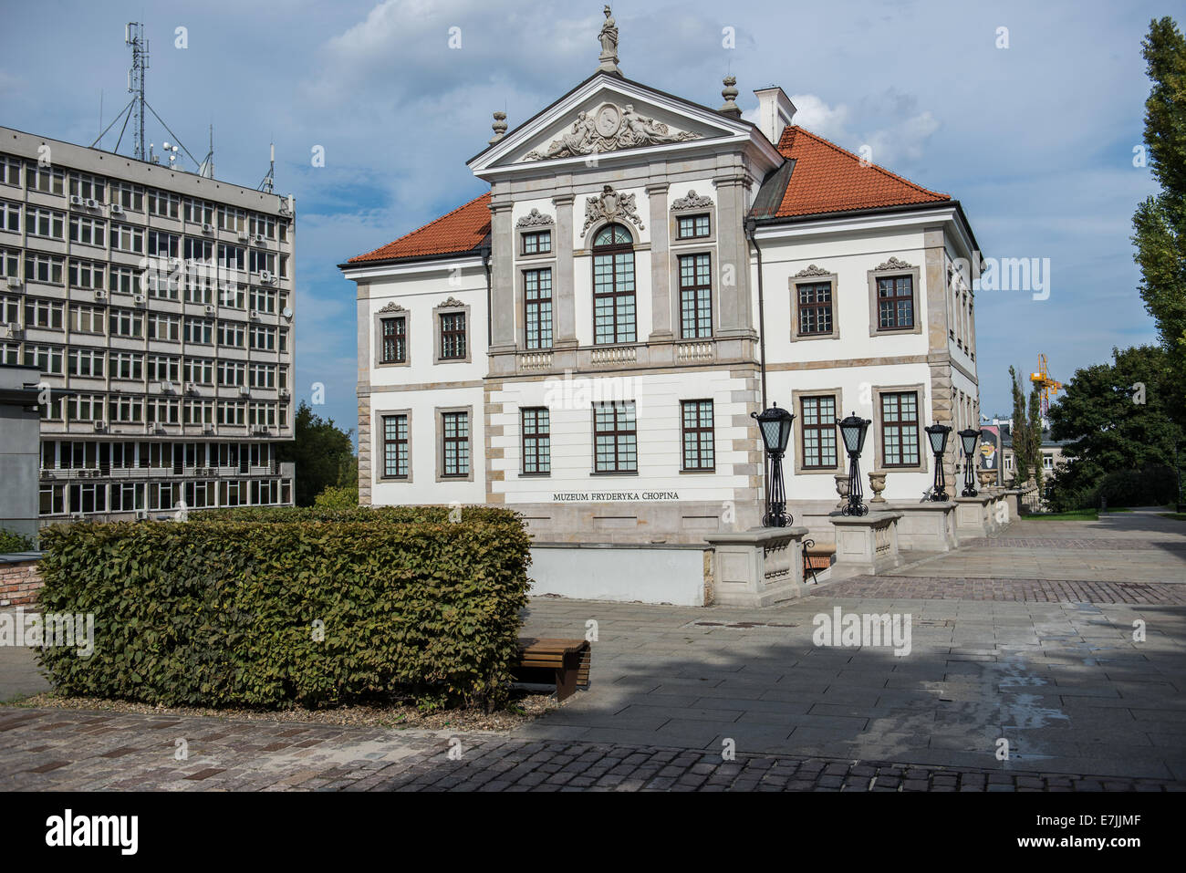 Polnischer Komponist und virtuose Pianist Frédéric Chopin Museum im Ostrogscy Palace Tamka Street in Warschau, Polen Stockfoto