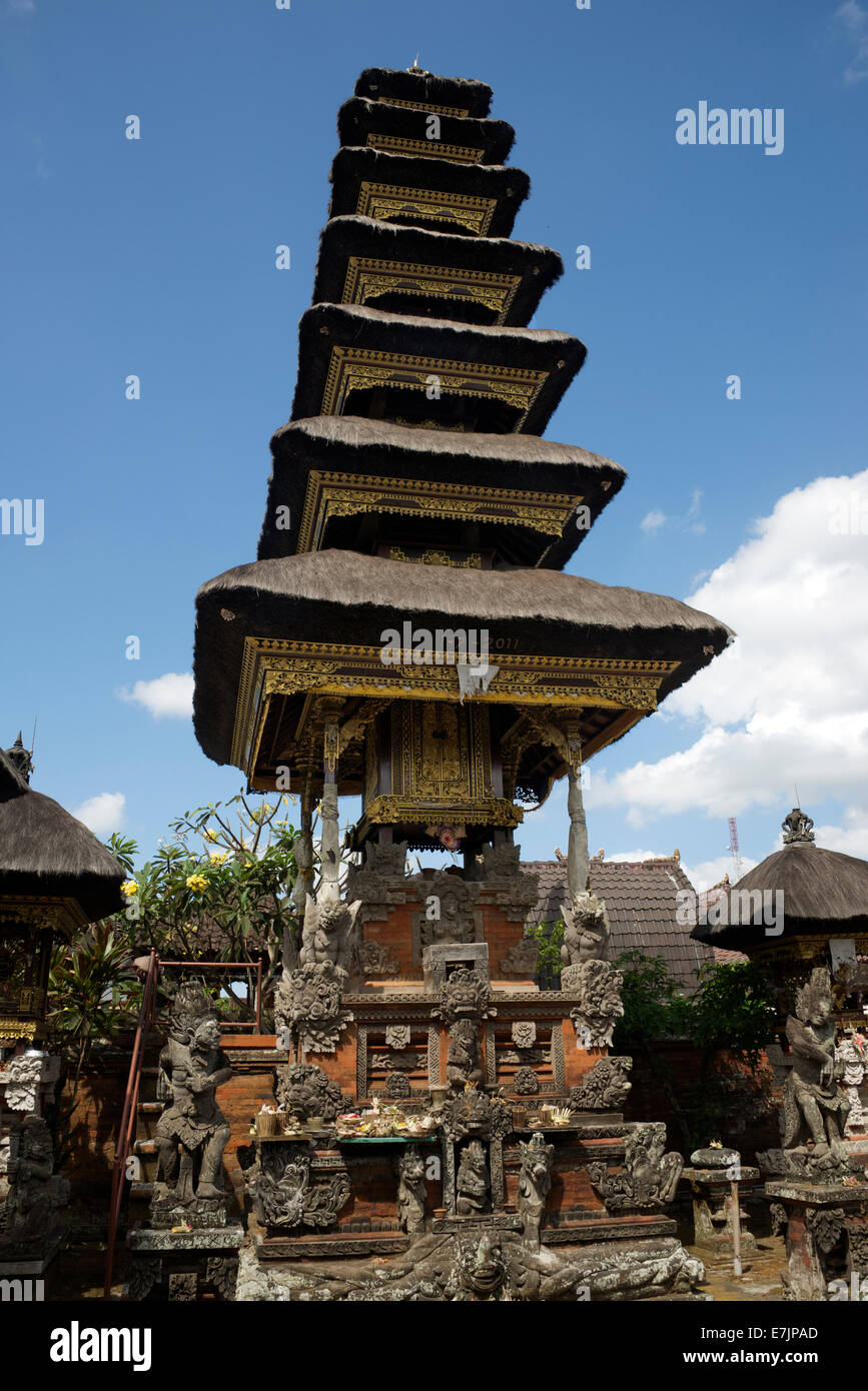 Kerambitan Tempel Bali Indonesien Stockfoto