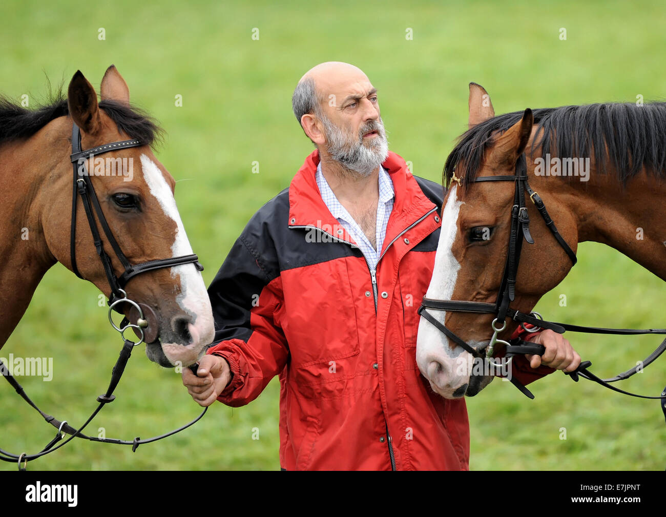 Trainer/Pferdebesitzer Stockfoto