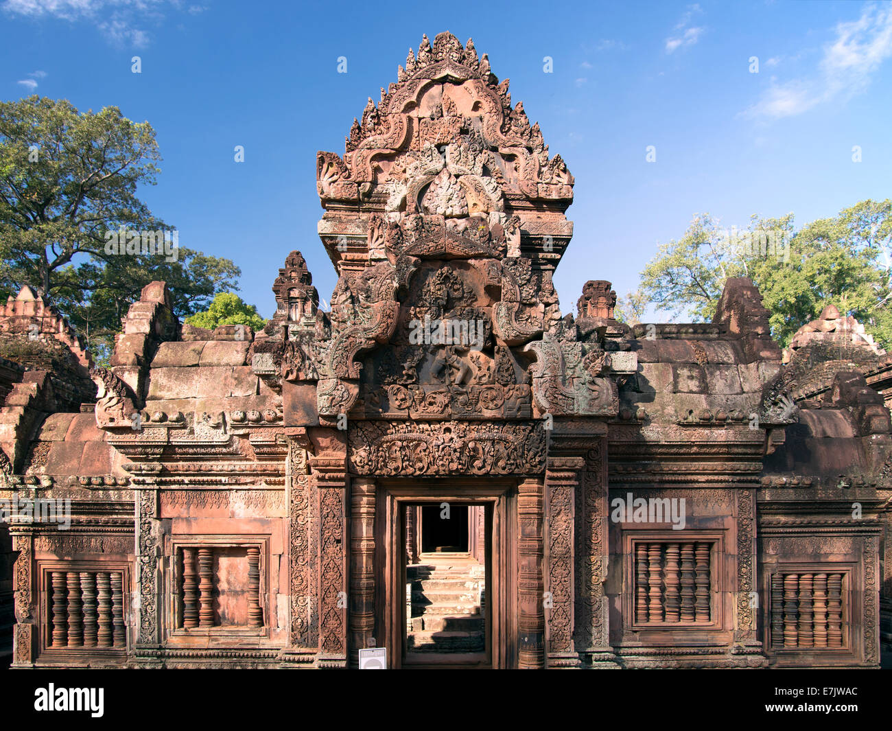 Banteay Srei Stockfoto