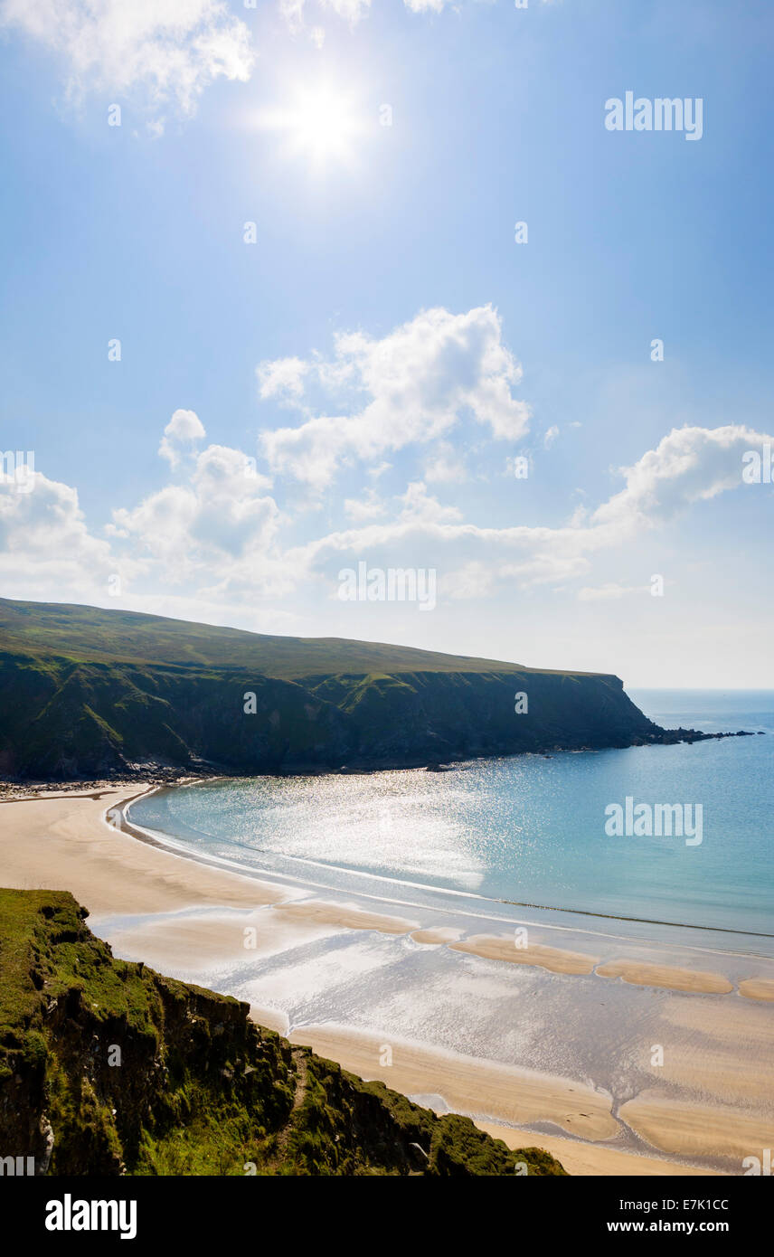 Silver Strand Beach in Malinbeg im Südwesten Grafschaft Donegal, Wild Atlantic Way, Republik von Irland Stockfoto