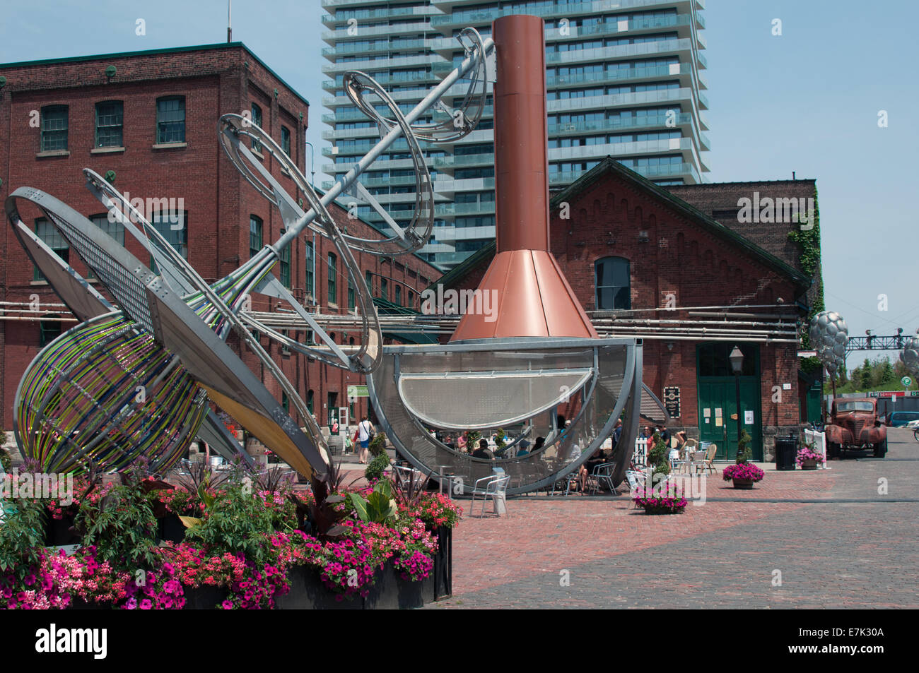 Brennerei Altstadt Toronto Stockfoto