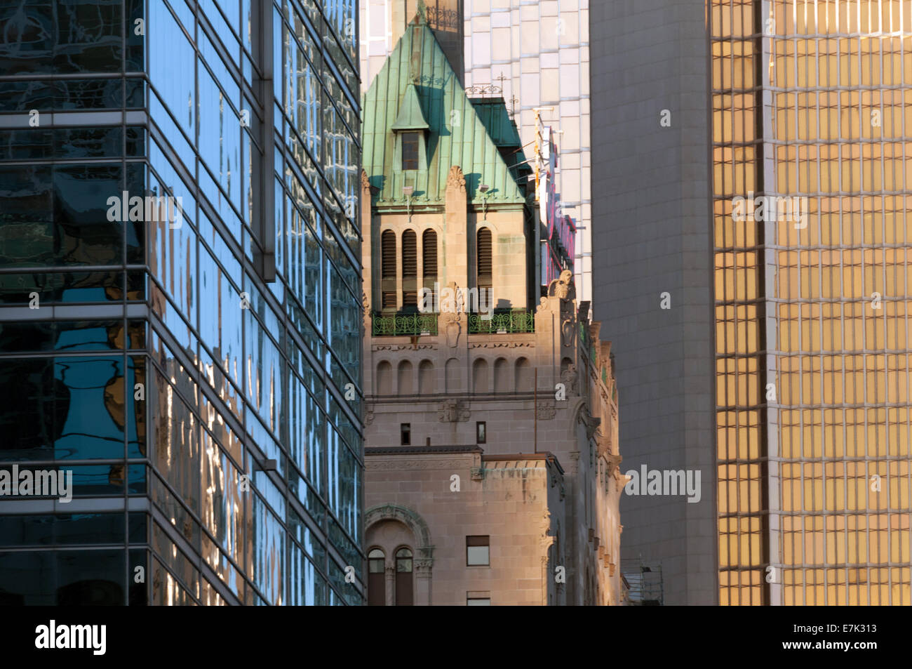 Die Innenstadt von Toronto alte und neue Architektur Stockfoto