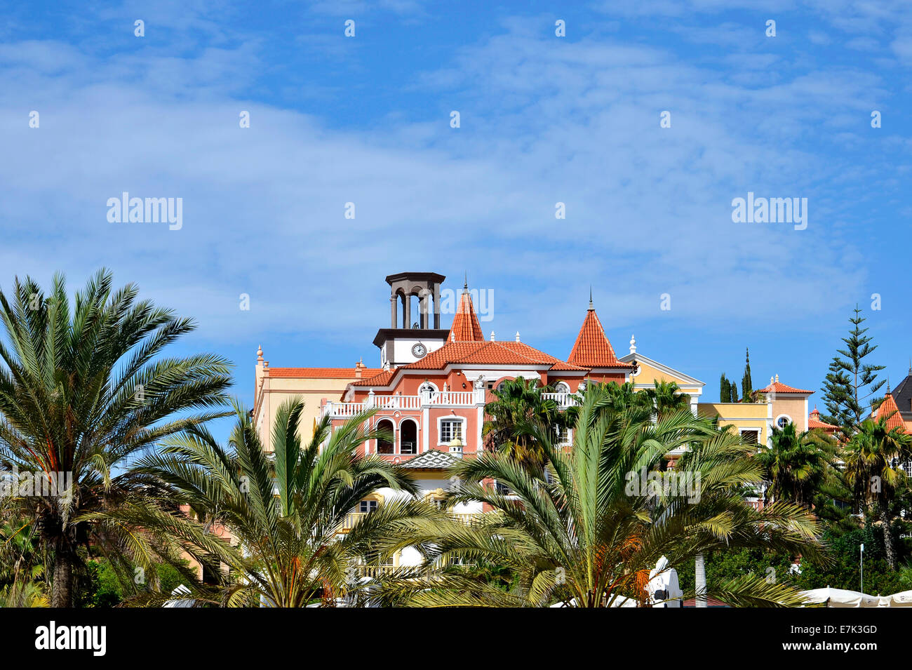 Das Gran Hotel in das Resort Bahia Del Duque an der Costa Adeje auf Teneriffa Stockfoto