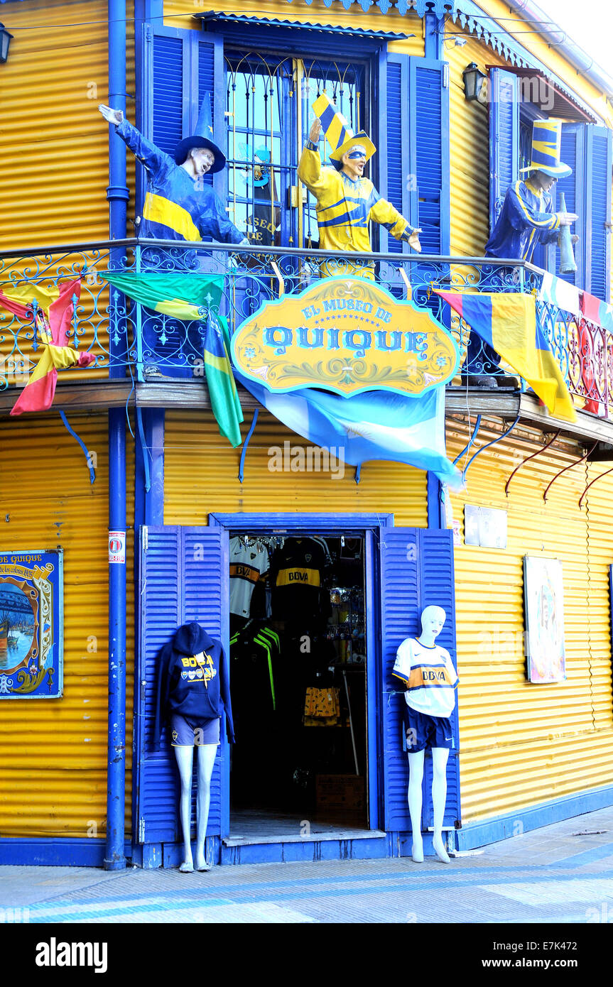 El Museo de Quique La Boca Buenos Aires Argentinien Stockfoto