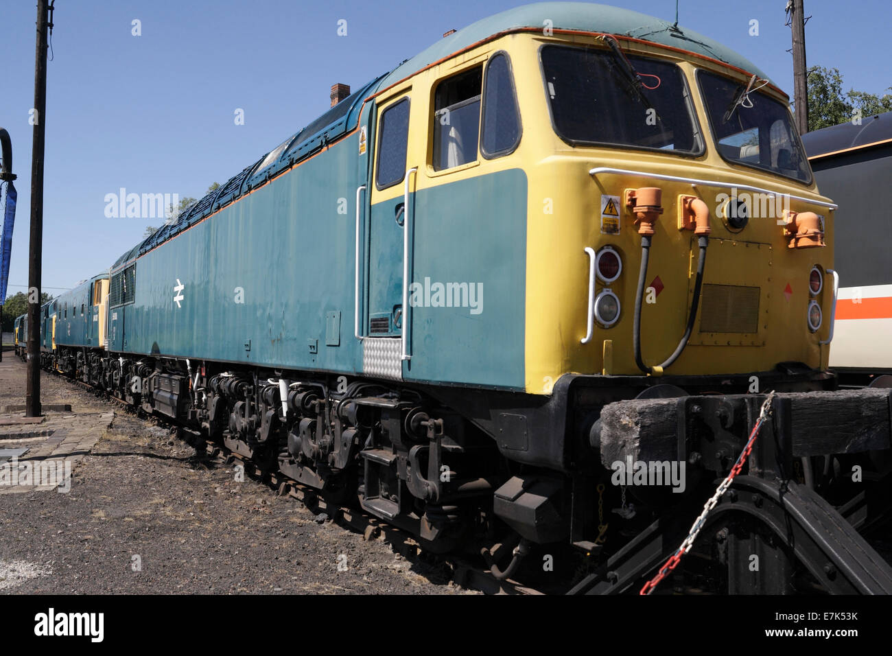 Klasse 56 Bahn Diesellok in Barrow Hill Stockfoto