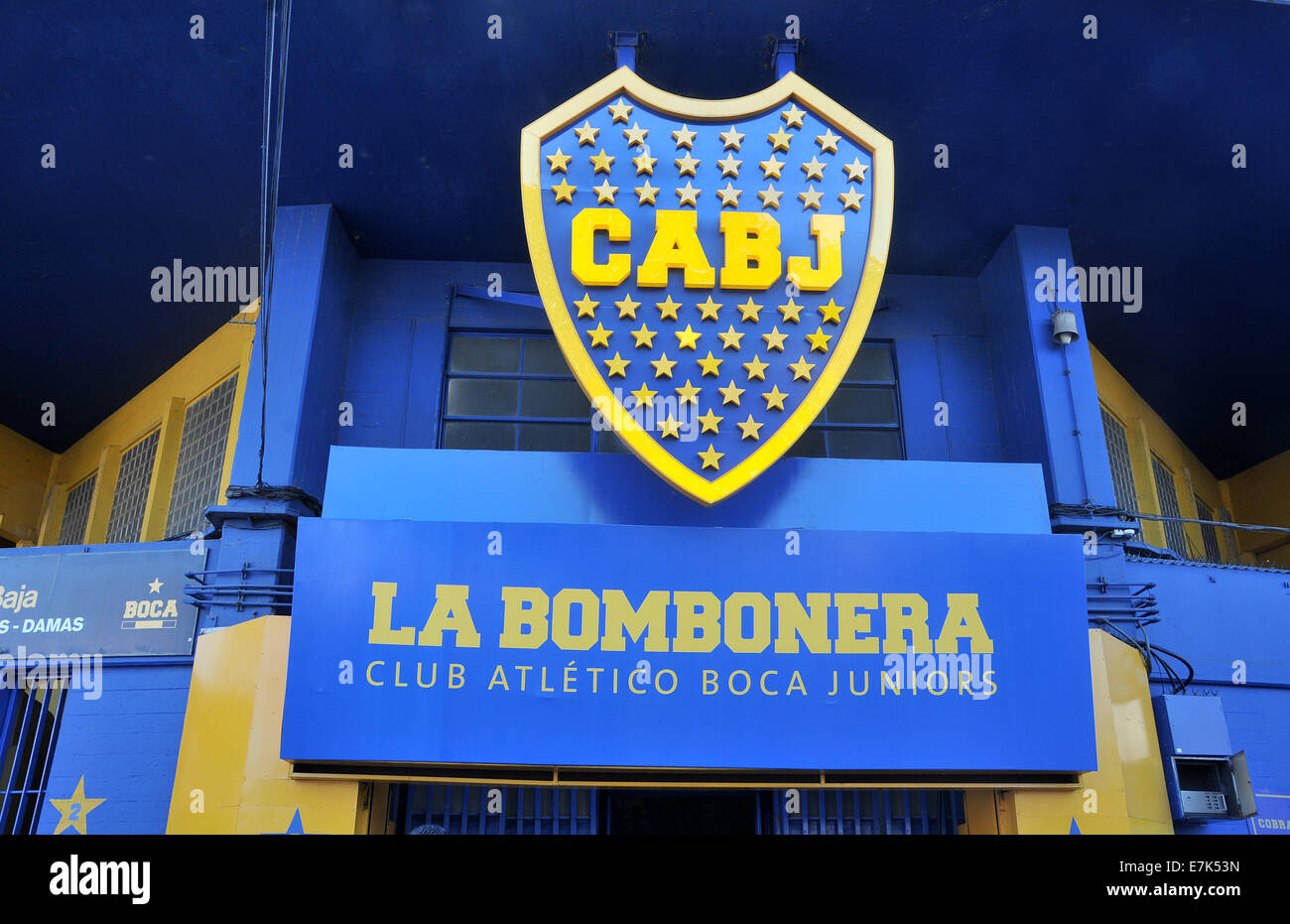 La Bombonera Club Atletico Boca Juniors La Boca Buenos Aires Argentinien Stockfotografie Alamy