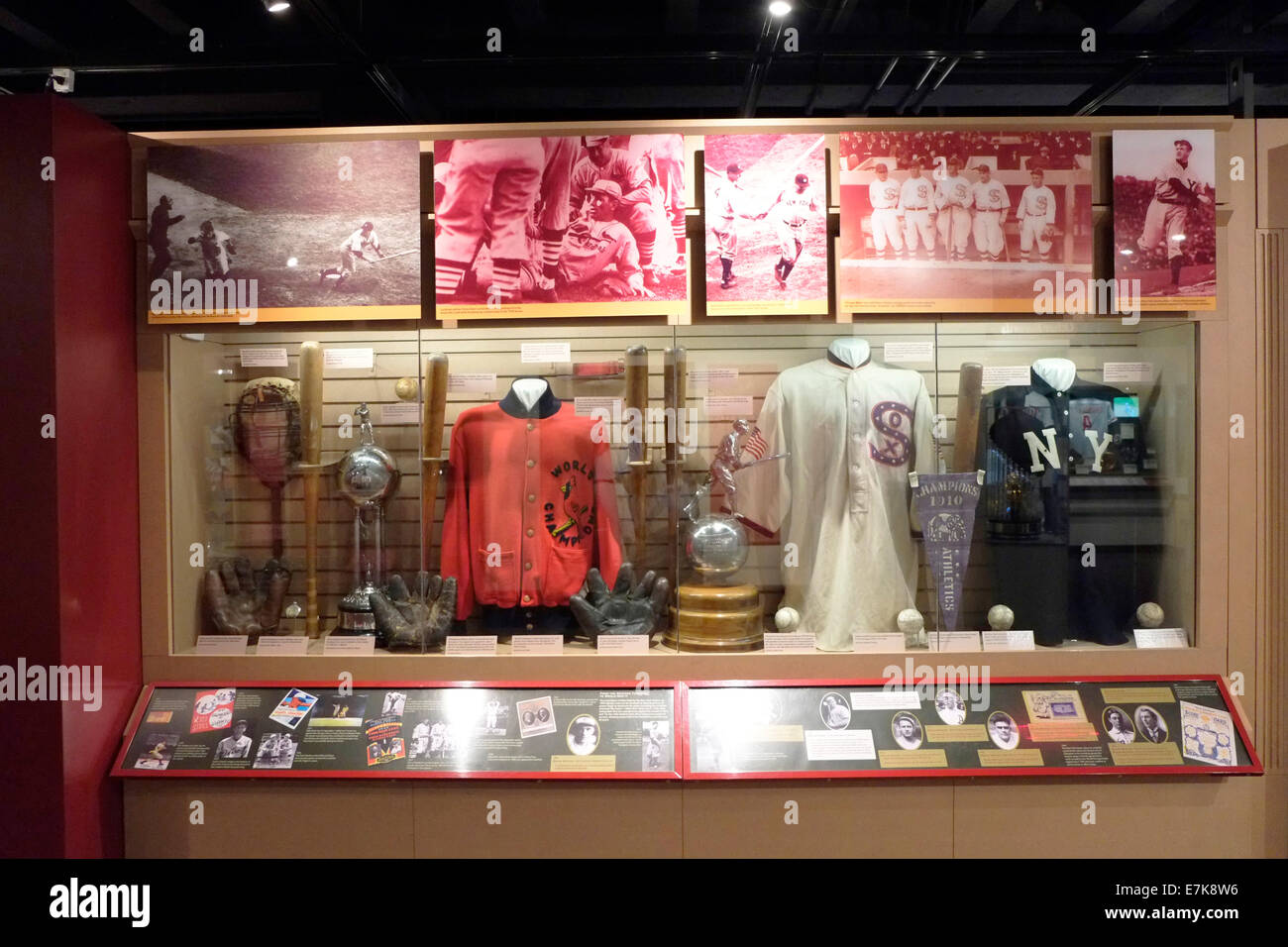National Baseball Hall of Fame Museum in Cooperstown, New York Stockfoto