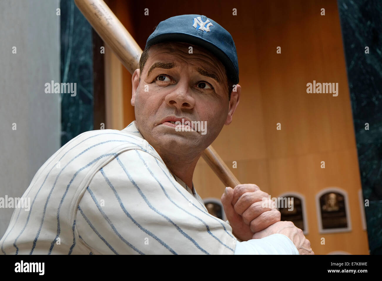 Babe Ruth National Baseball Hall of Fame Museum in Cooperstown New York Stockfoto