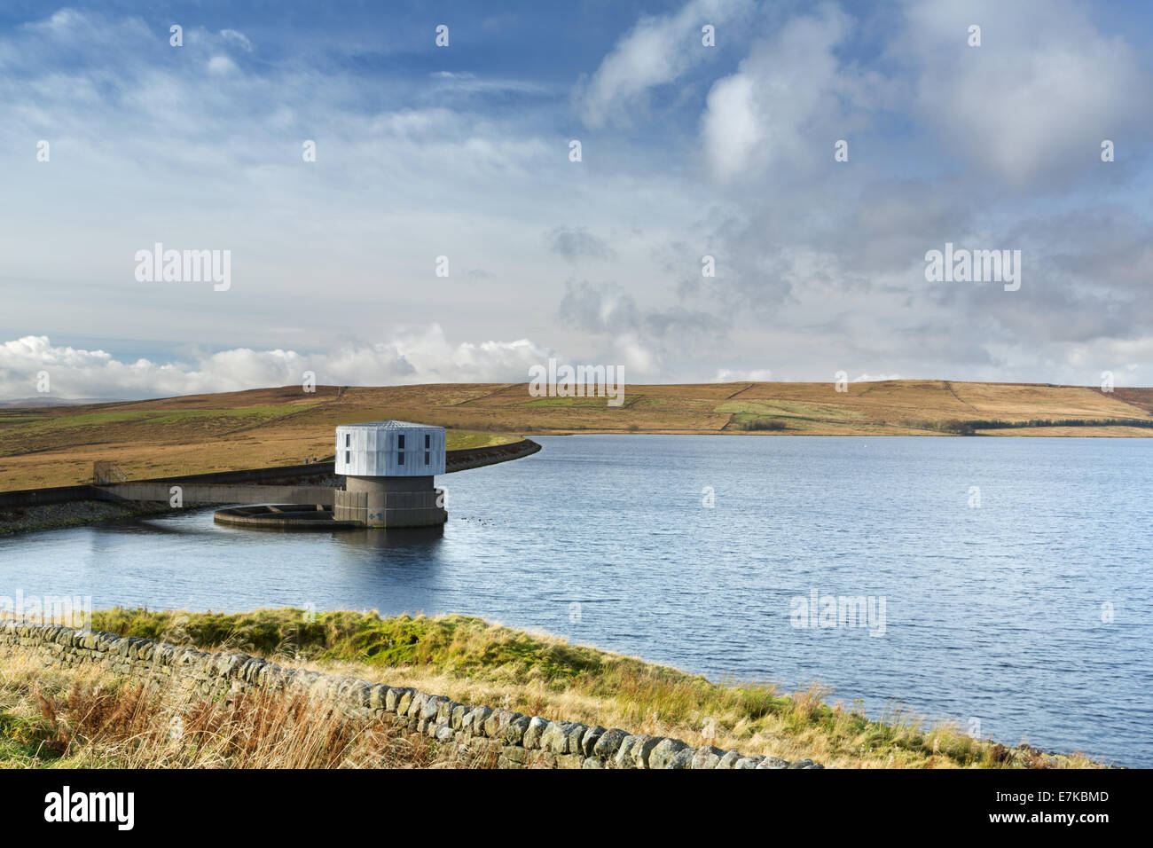 Grimwith Reservoir in Wharfedale, North Yorkshire, England Stockfoto