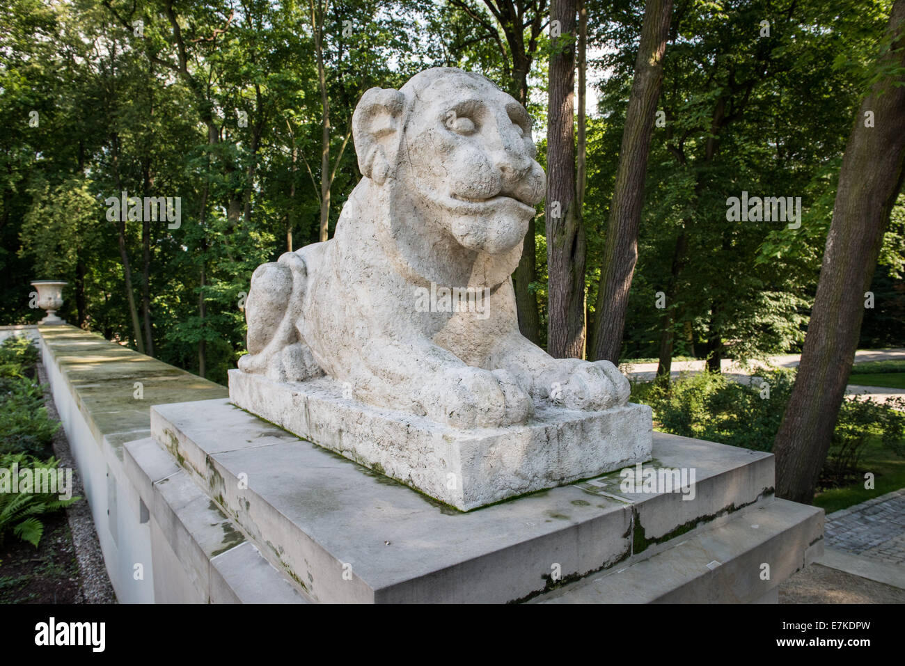 Skulptur im Lazienki-Park (Royal Bäder Park) in Warschau, Polen Stockfoto