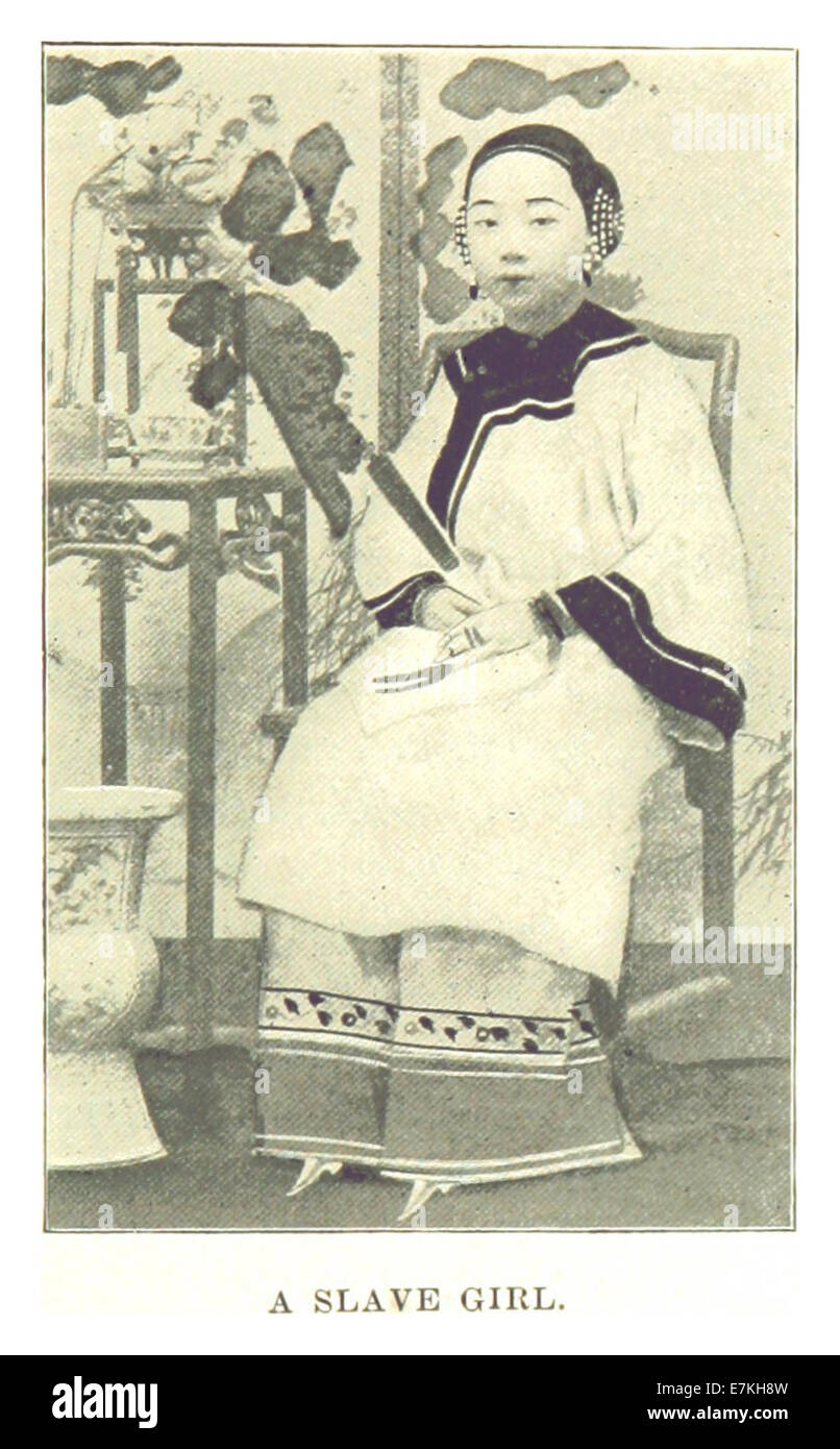 Beck(1898) p127 A SLAVE GIRL Stockfoto
