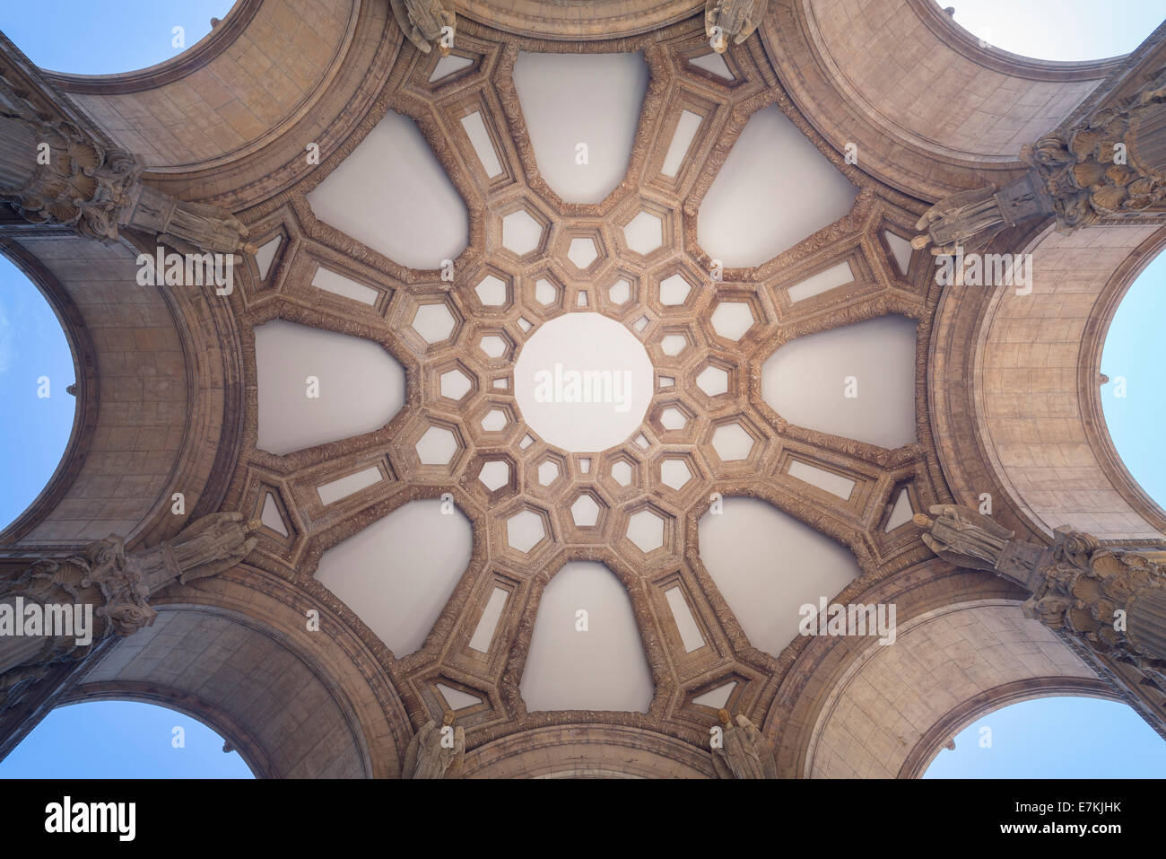 Palace of Fine Arts, San Francisco, CA. Stockfoto