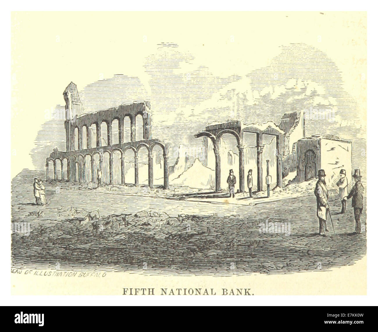 Colbert(1871) p252 FIFTH NATIONAL BANK Stockfoto