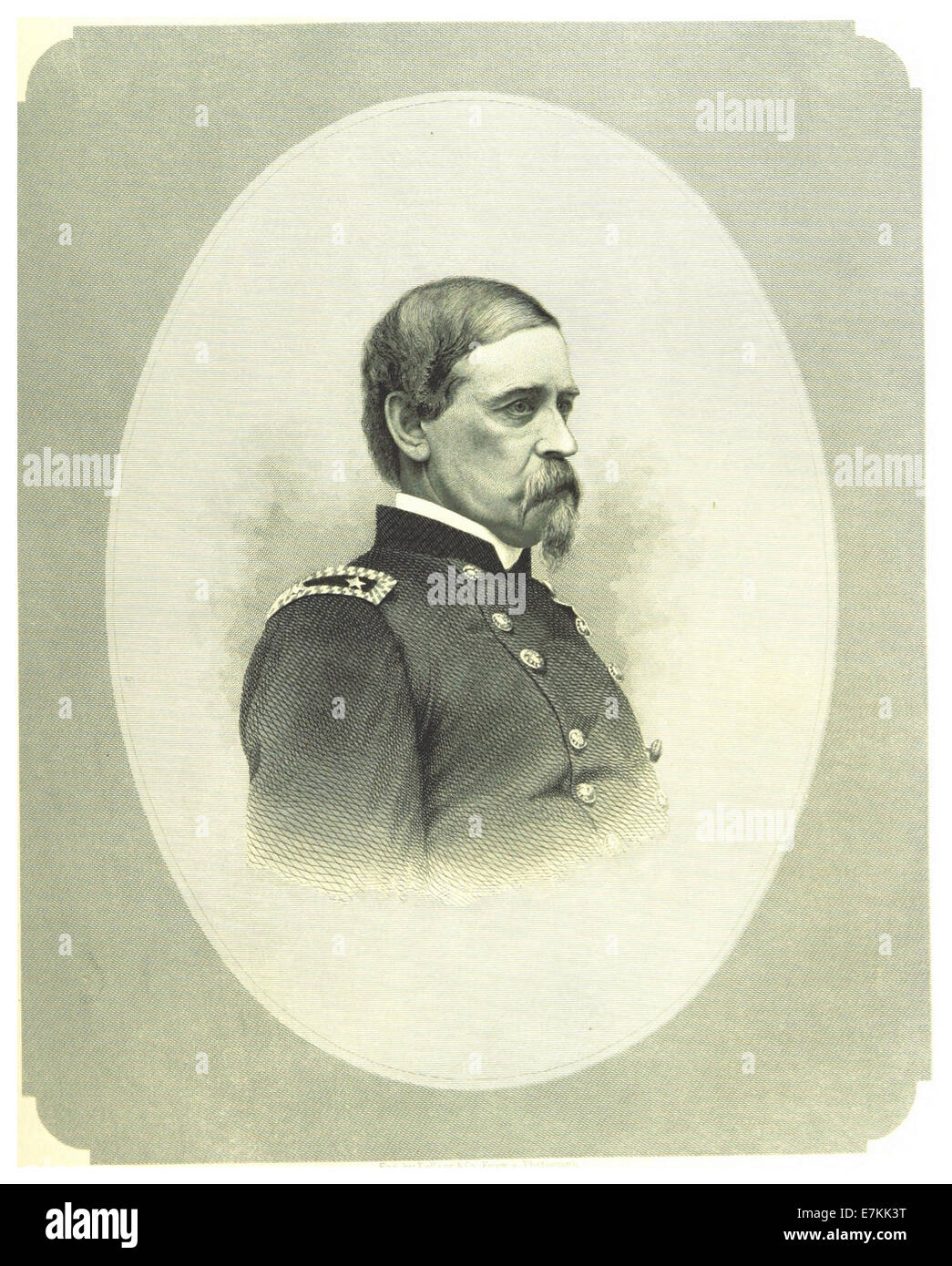 Eine Illustration von Crafts aus dem Jahr 1868 mit William F. Smith, die die historischen und persönlichen Aspekte von Smiths Leben und Werk beschreibt. Die Zeichnung gibt Einblicke in den kulturellen Kontext der Zeit. Stockfoto