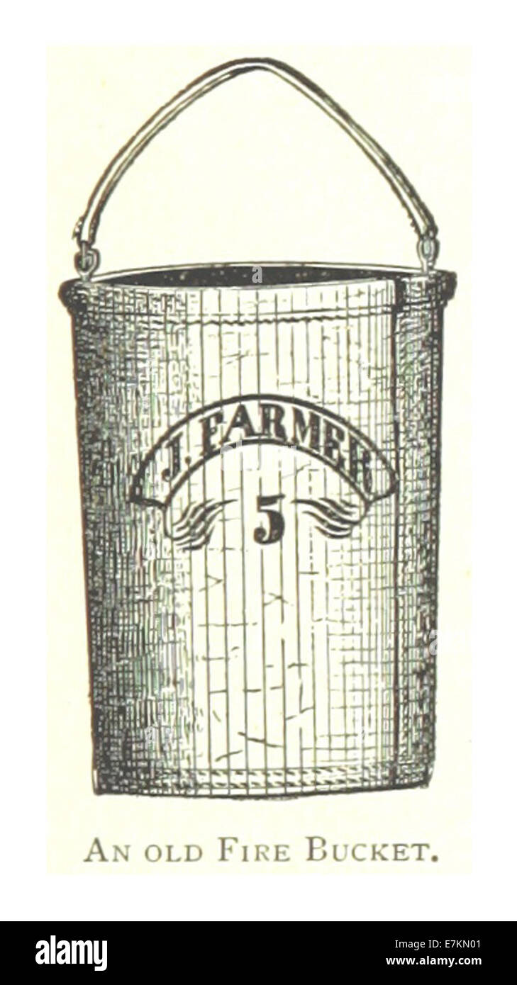 Farmer(1884) Detroit, p557 AN alten Feuer Eimer Stockfoto