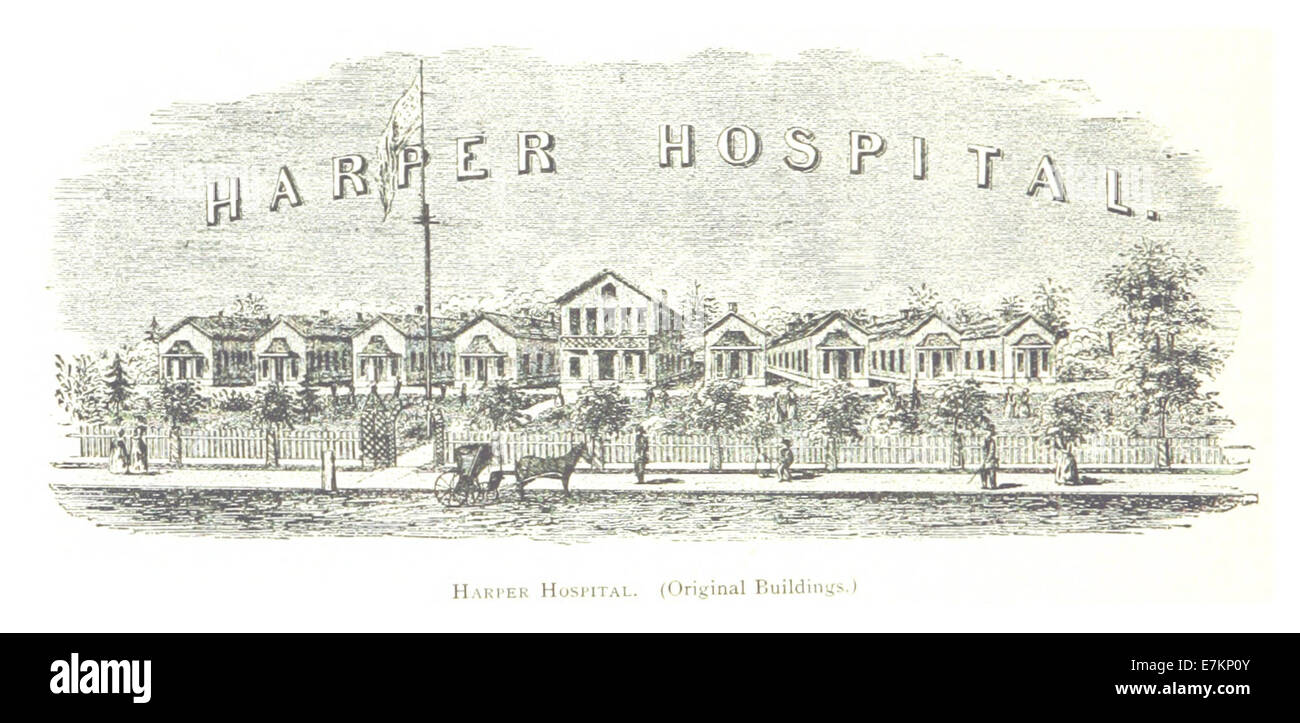Farmer(1884) Detroit, p710 HARPER HOSPITAL Stockfoto