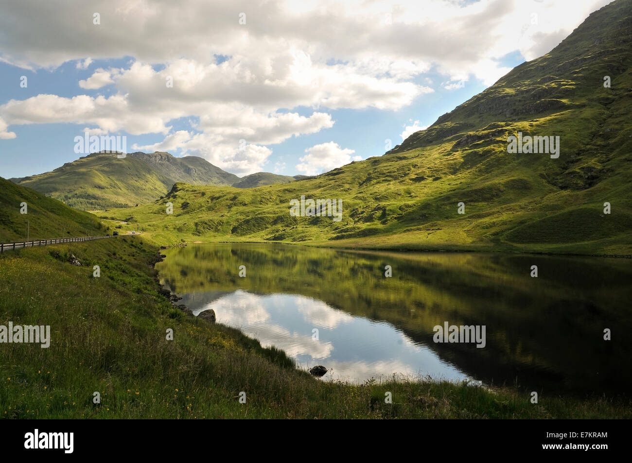 Loch Restil Argyll und Bute Highland Schottland. Stockfoto