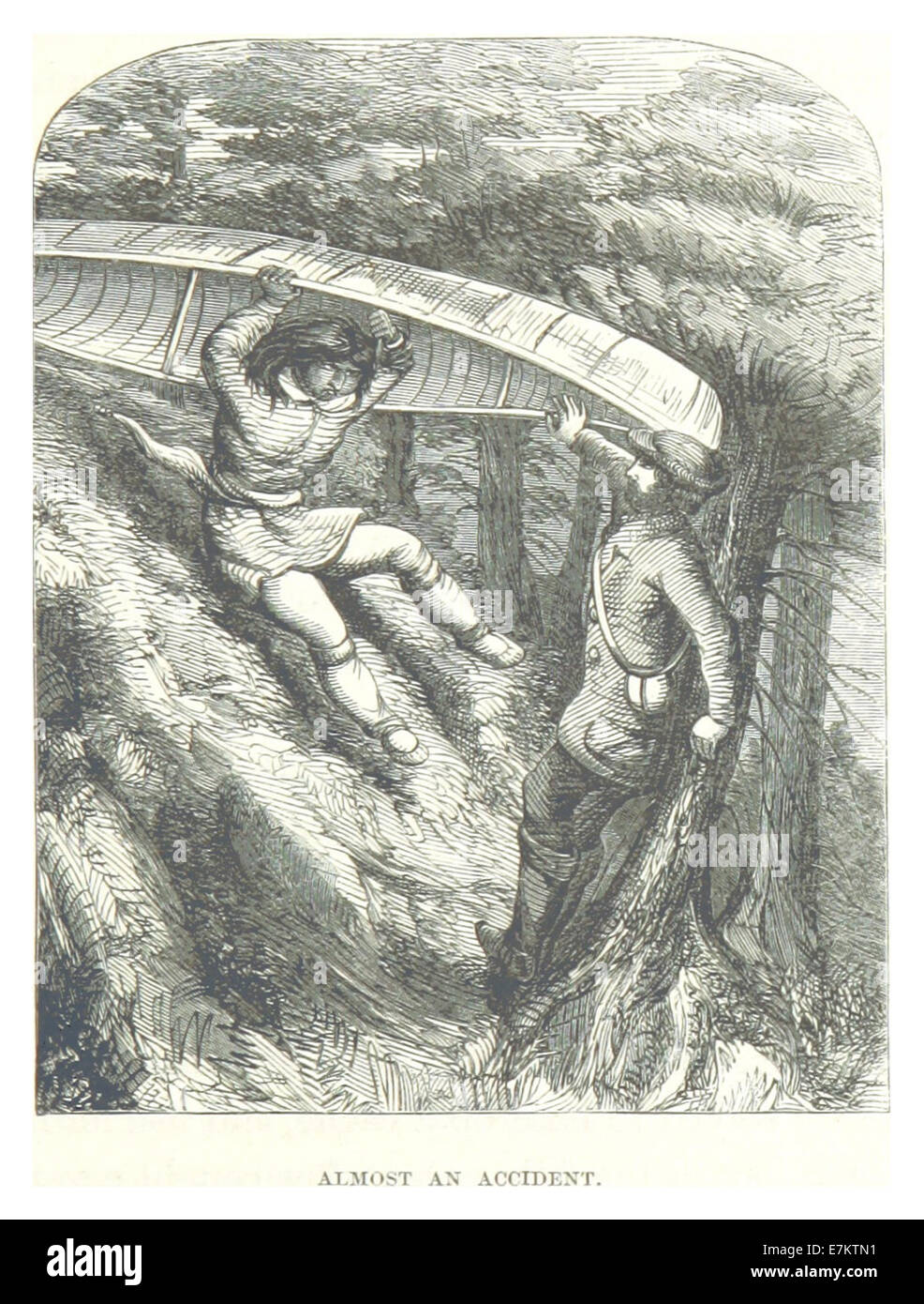 Hind(1863) LABRADOR-EXP p319 fast ein Unfall Stockfoto