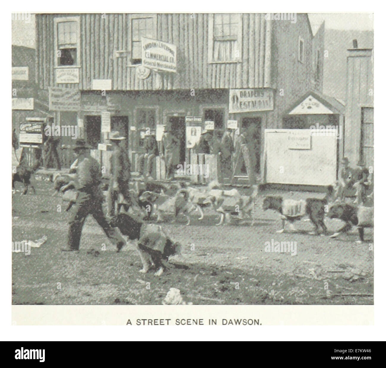 Hitchcock(1899) p289 DAWSON, STRAßENSZENE Stockfoto