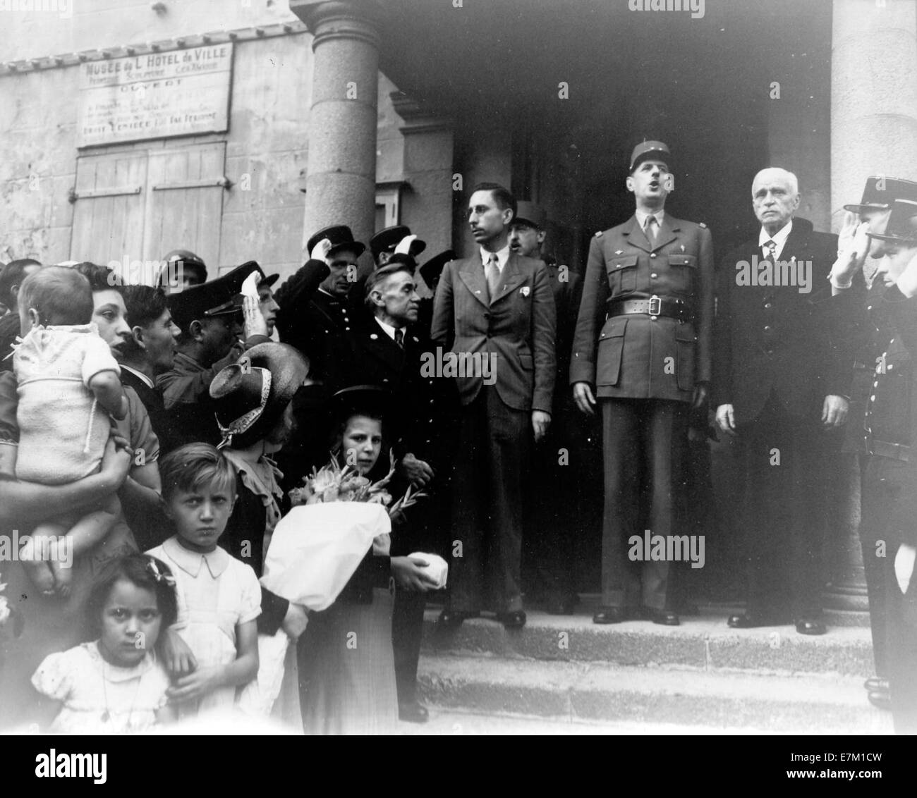 De Gaulle p012730 Stockfoto