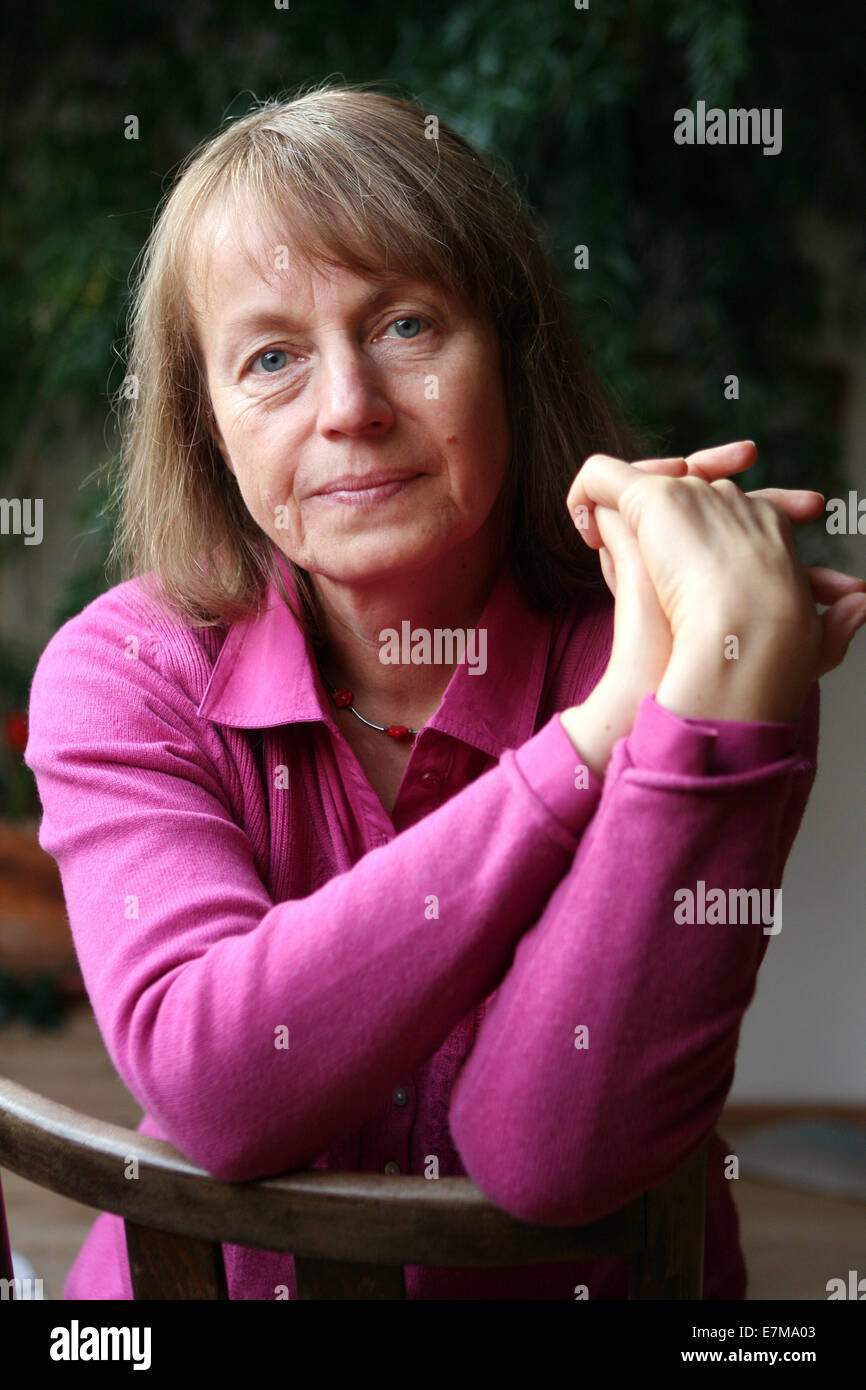 IVA Prochazkova Czech Schriftsteller zu Hause Stockfoto