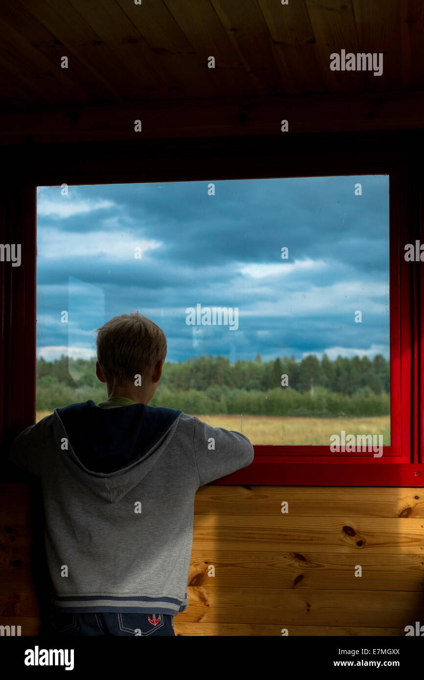 Besuch in Wigry Nationalpark Schmalspurbahn, Polen Stockfoto