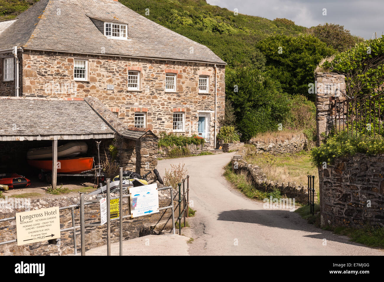 HAFEN QUINN, NORDKÜSTE, CORNWALL, ENGLAND, GROßBRITANNIEN Stockfoto