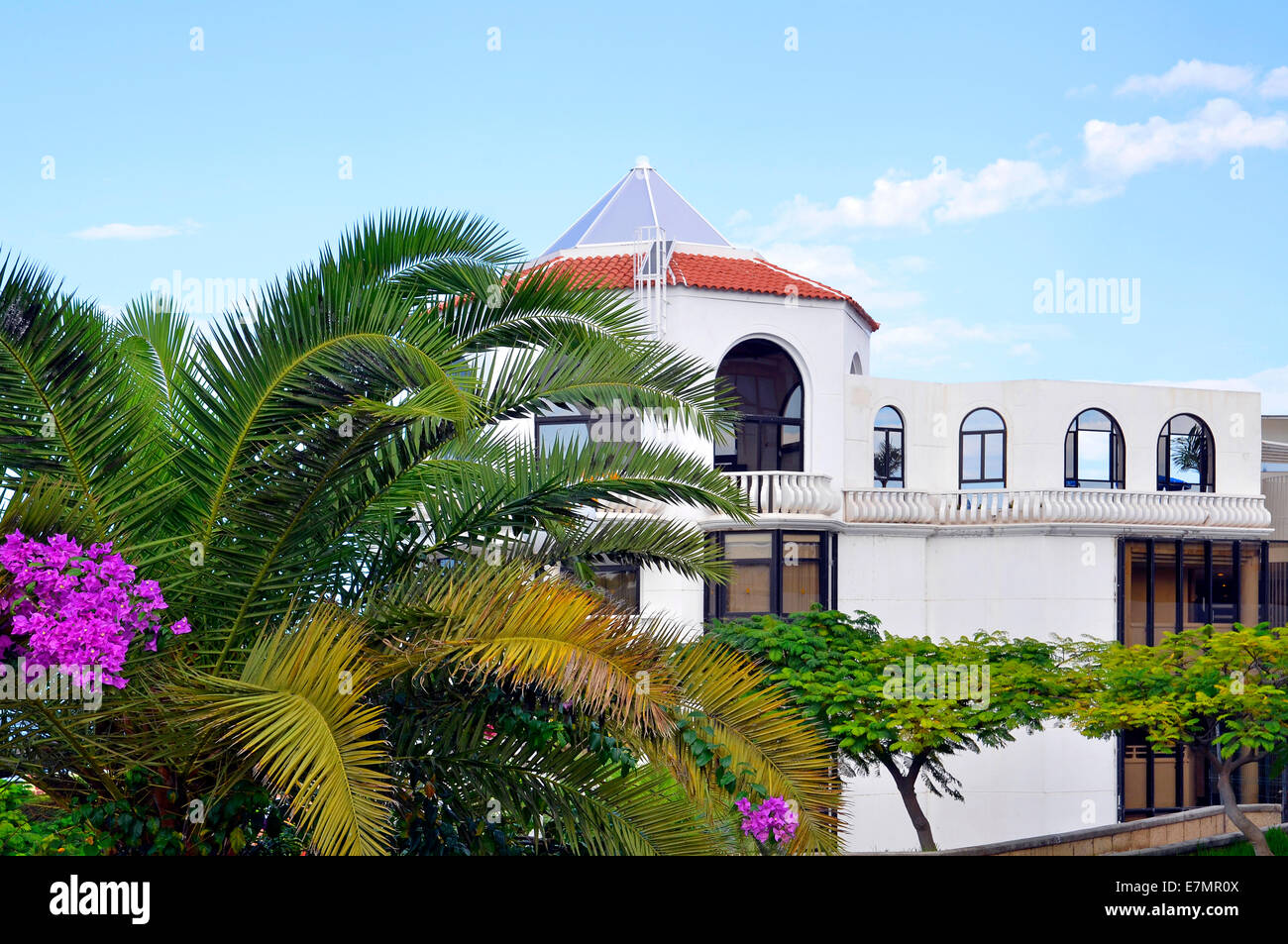 Ferienwohnung in Puerto Colon, Teneriffa, Kanarische Inseln Stockfoto