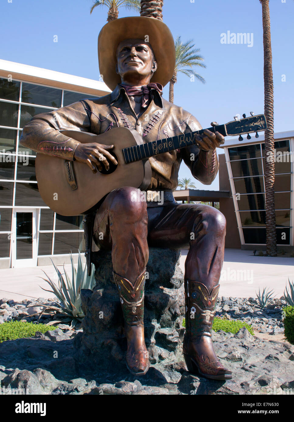 Gene Autry Statue in Palm Springs Kalifornien Stockfoto