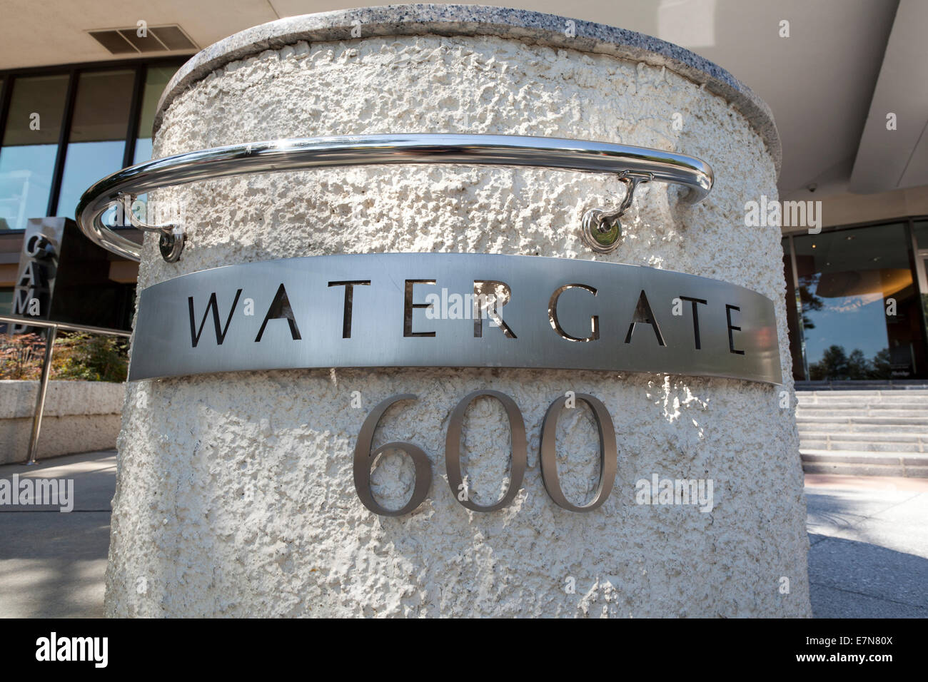 Das Watergate Komplex Eingang - Washington, DC USA Stockfoto