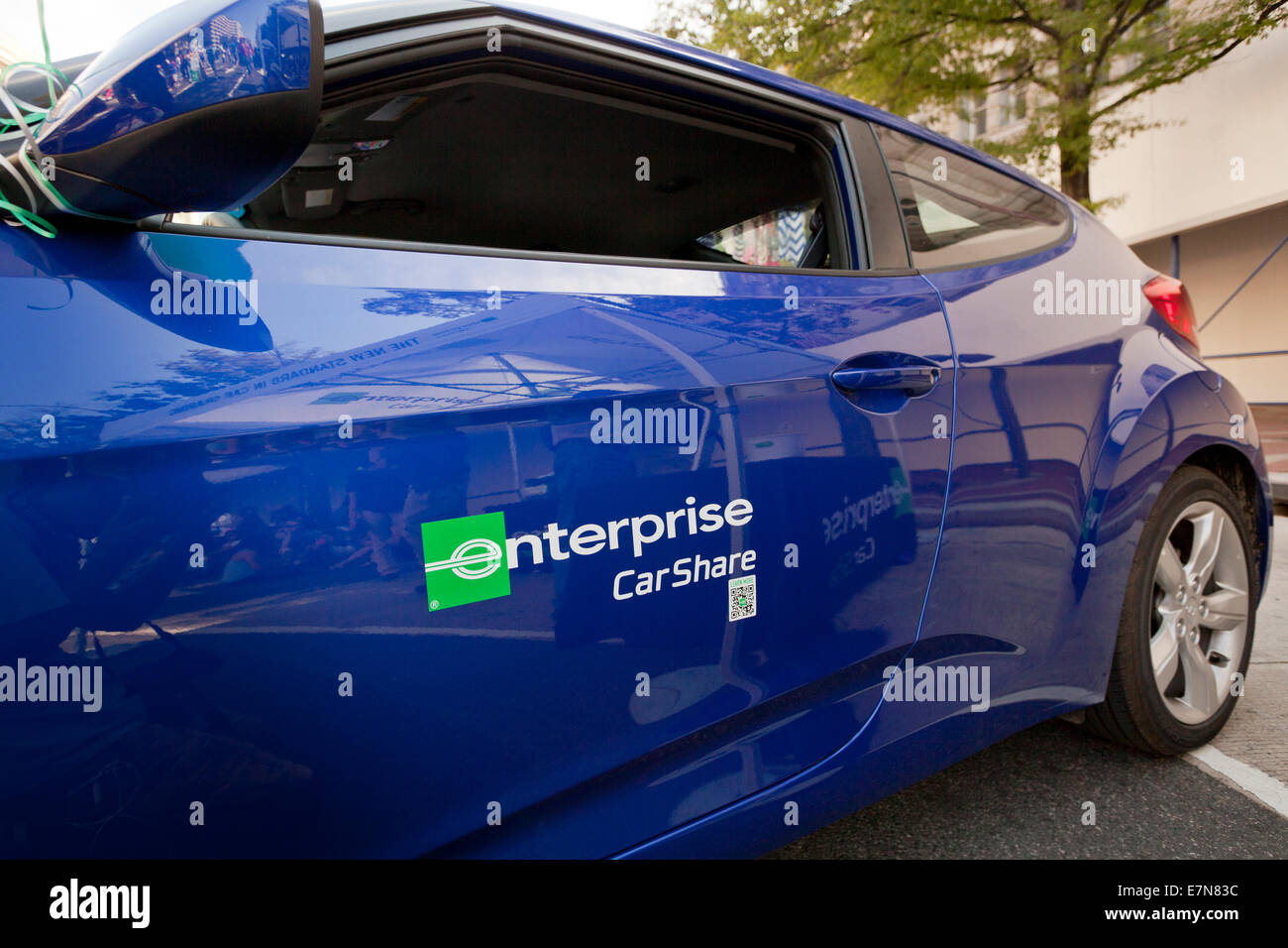 Unternehmen CarShare Fahrzeug - USA Stockfoto
