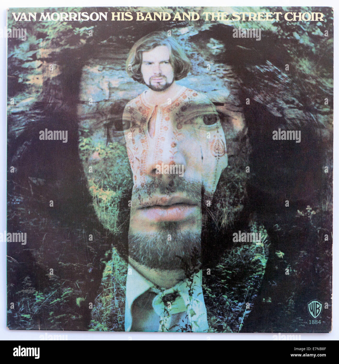 Van Morrison - Seine Band Und Der Street Choir - 1970 Vinyl-Album auf Warner Brothers - nur zur redaktionellen Verwendung Stockfoto