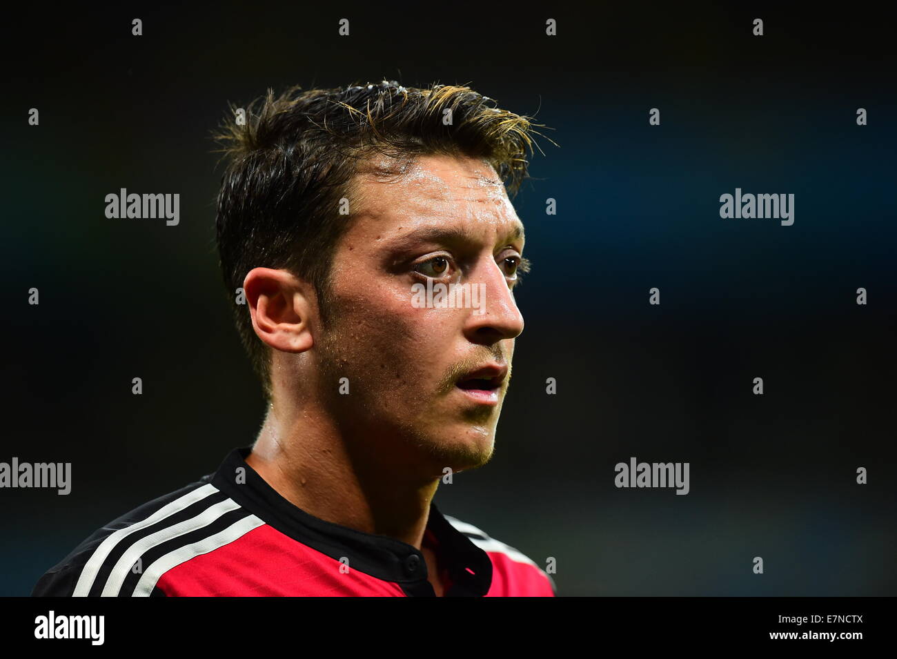 Mesut Özil Özil. Brasilien / Deutschland. Halbfinale FIFA Weltmeisterschaft Brasilien 2014. Mineirão Stadion, Belo Horizonte. 8. Juli 2014. Stockfoto