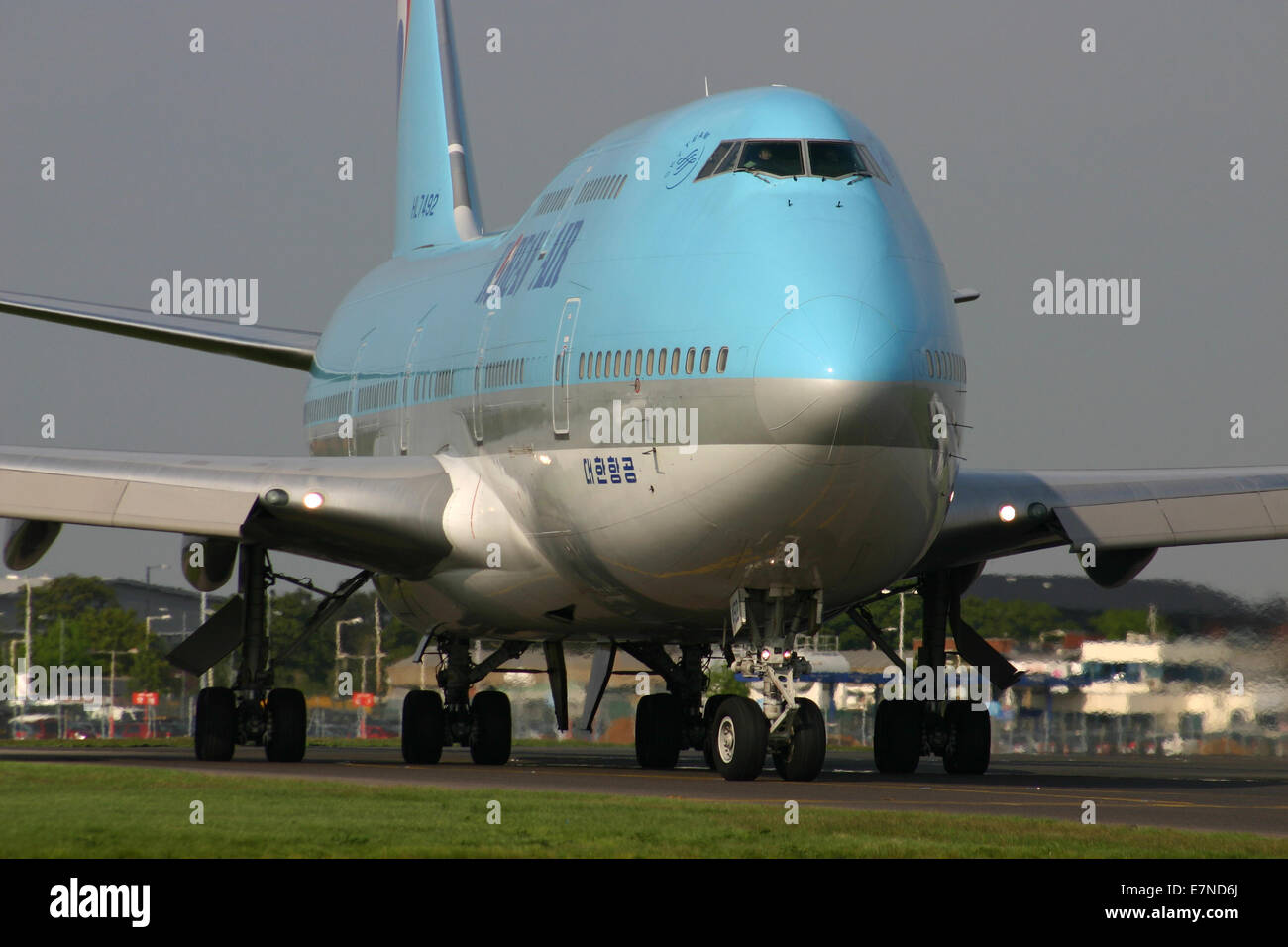 KOREAN AIRLINES BOEING 747 Stockfoto