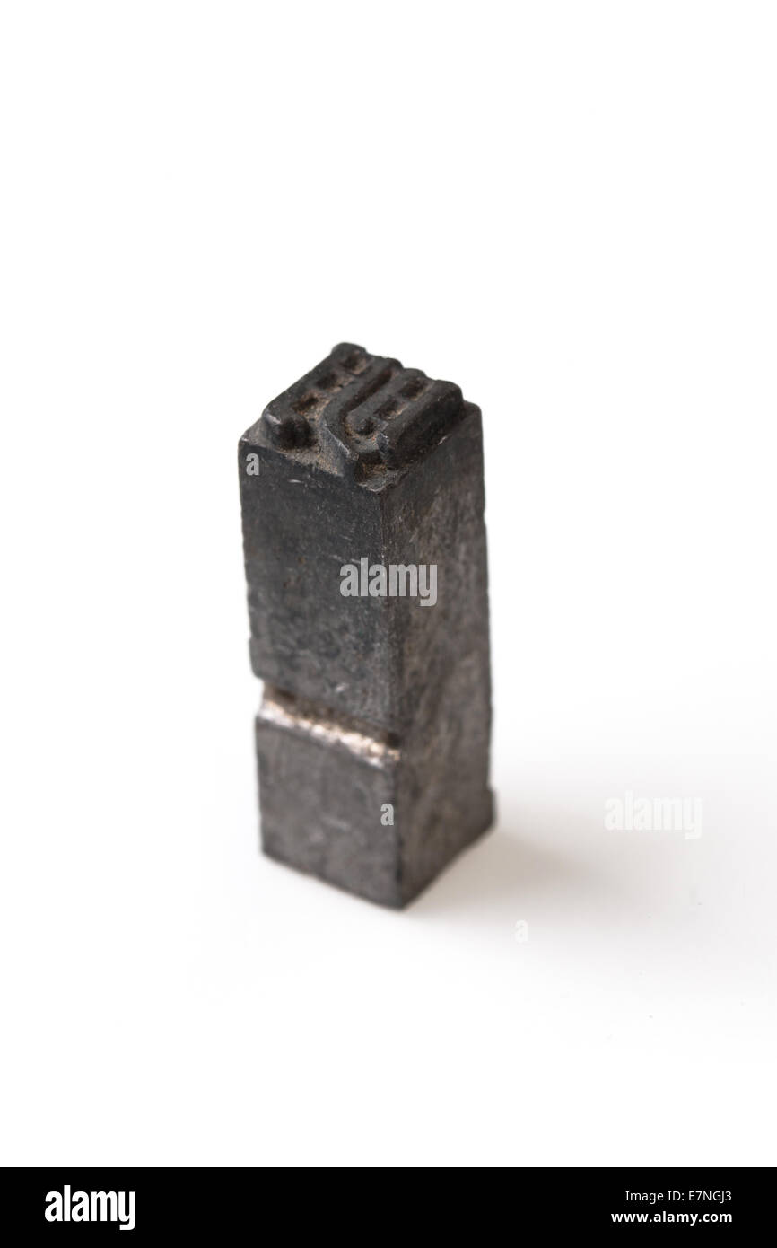 Movable Type print Stockfoto