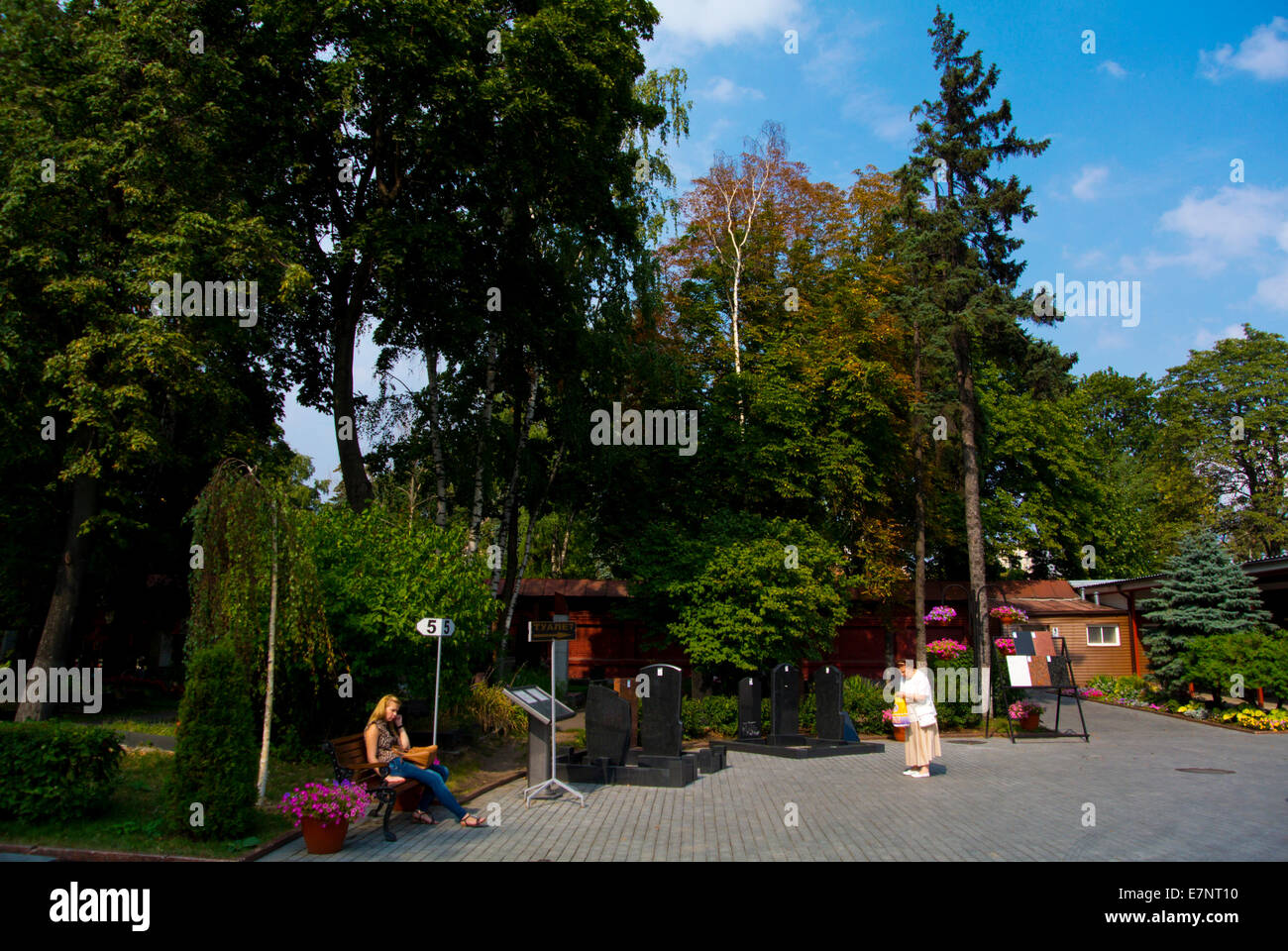 Nowodewitschi-Friedhof, Moskau, Russland, Europa Stockfoto