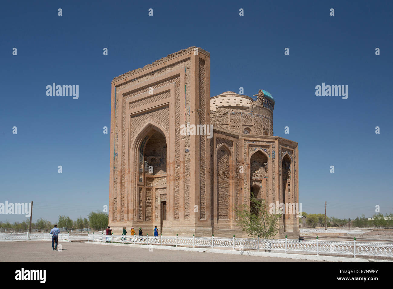 Welterbe, Konye Urgench, Mausoleum, Torebeg Hanym, Turkmenistan, Zentral-Asien, Asien, archäologische, Architektur, Geschichte Stockfoto