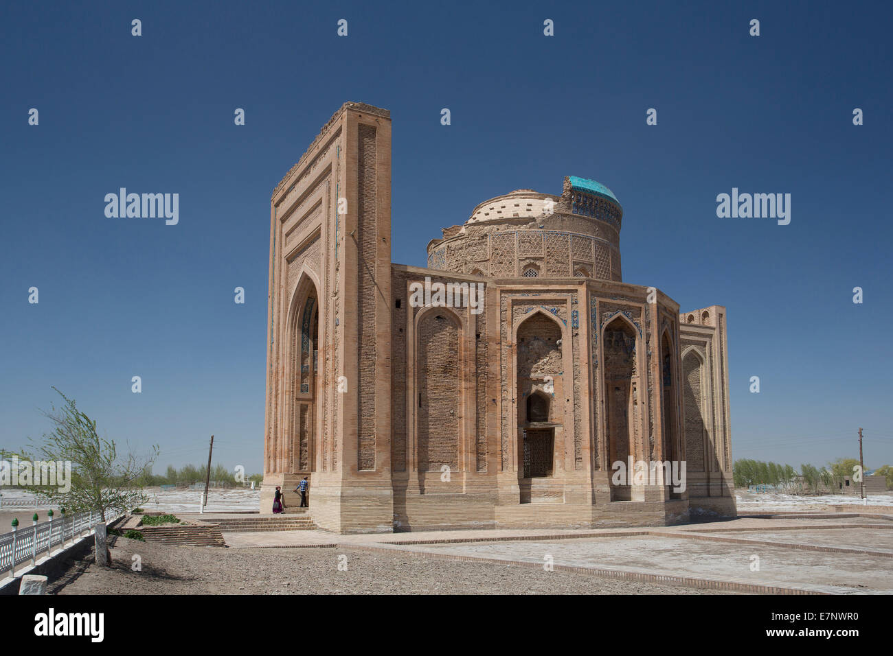 Welterbe, Konye Urgench, Mausoleum, Torebeg Hanym, Turkmenistan, Zentral-Asien, Asien, archäologische, Architektur, Geschichte Stockfoto