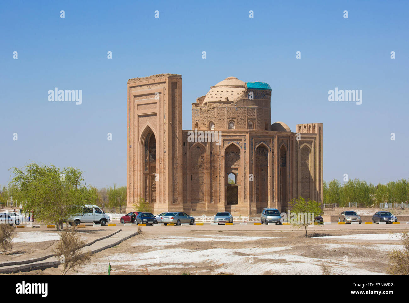 Welterbe, Konye Urgench, Mausoleum, Torebeg Hanym, Turkmenistan, Zentral-Asien, Asien, archäologische, Architektur, Geschichte Stockfoto