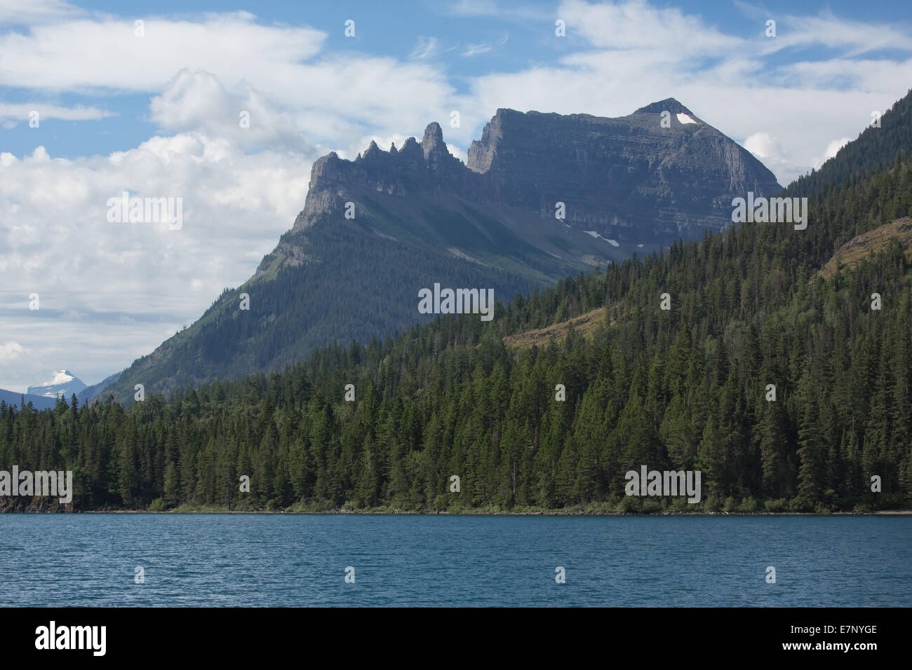 Alberta, USA, USA, Nordamerika, Amerika, Berge, Kanada, Landschaft, Landschaft, Rocky Mountains, See, oberen Wasser Stockfoto