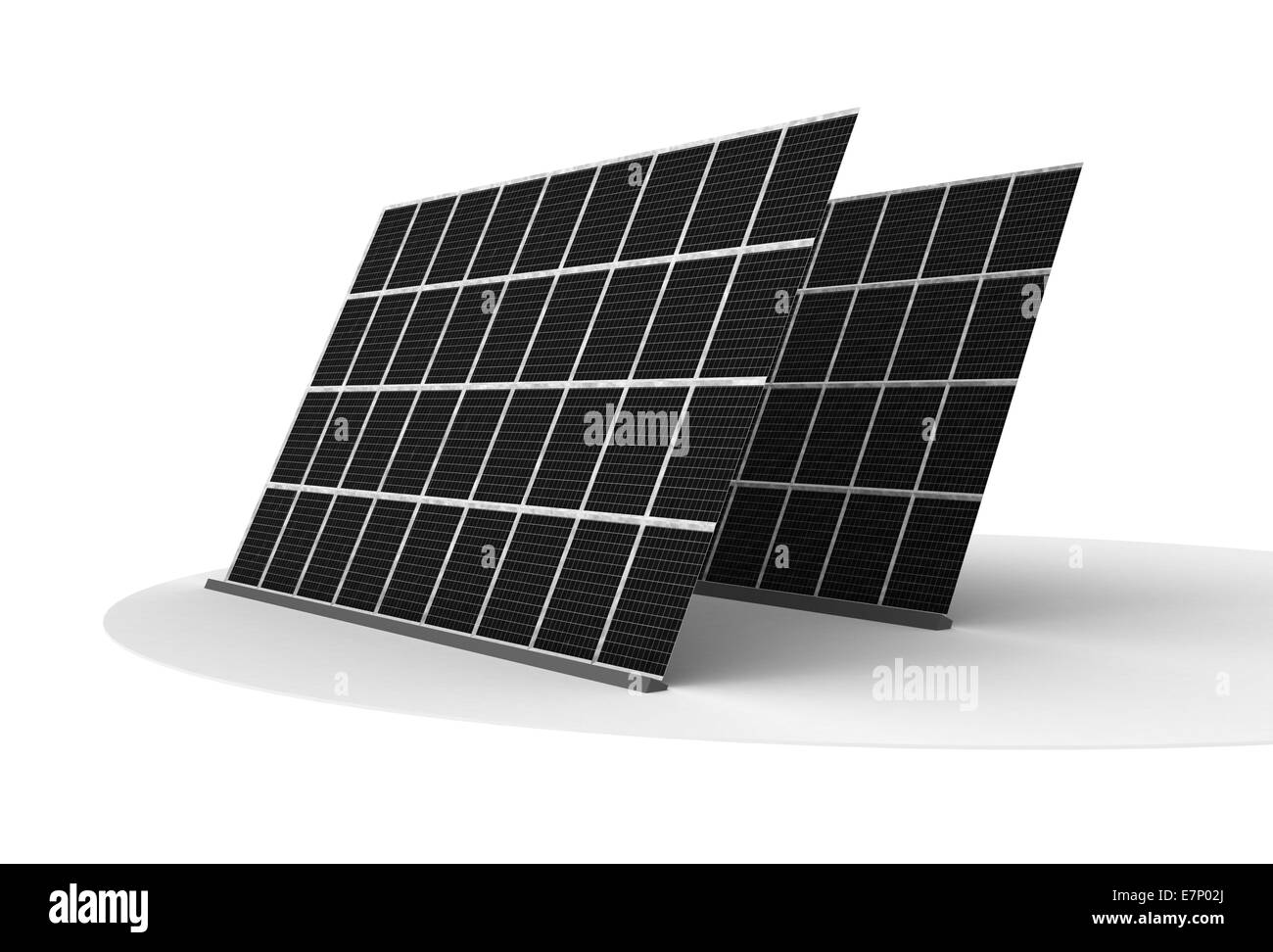 Solar-panels Stockfoto