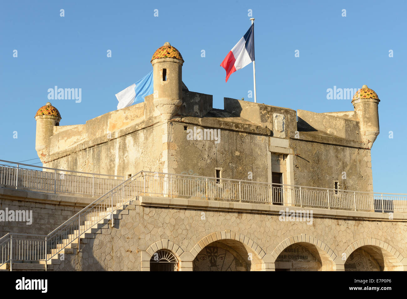 Europa, Frankreich, Cote d ' Azur, Menton, Museum, Jean Cocteau, Festung, Stockfoto