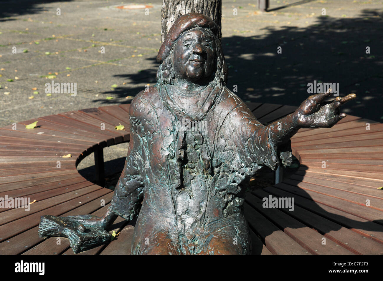 Deutschland, Europa, Bochum, Ruhrgebiet, Westfalen, Nordrhein Westfalen, Denkmal, Tana Schanzara, Schauspielerin, Spieler, Theater, Bron Stockfoto